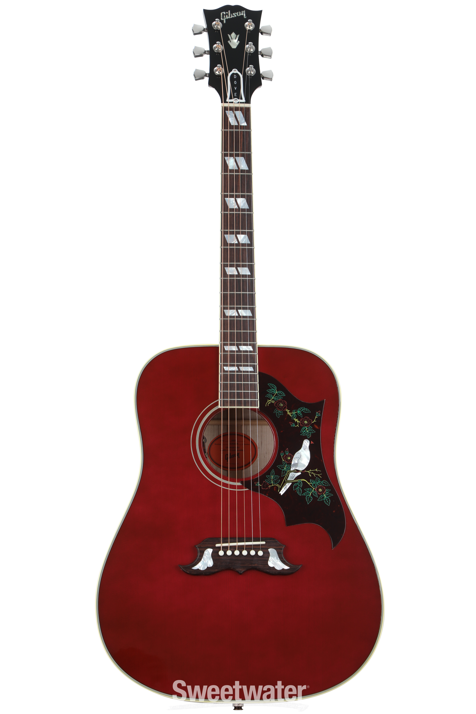 美品 希少 Gibson Dove アメリカ製 2008年 証明書付き ギター Gibson Acoustic Dove Original Acoustic-electric Guitar - Wine Red