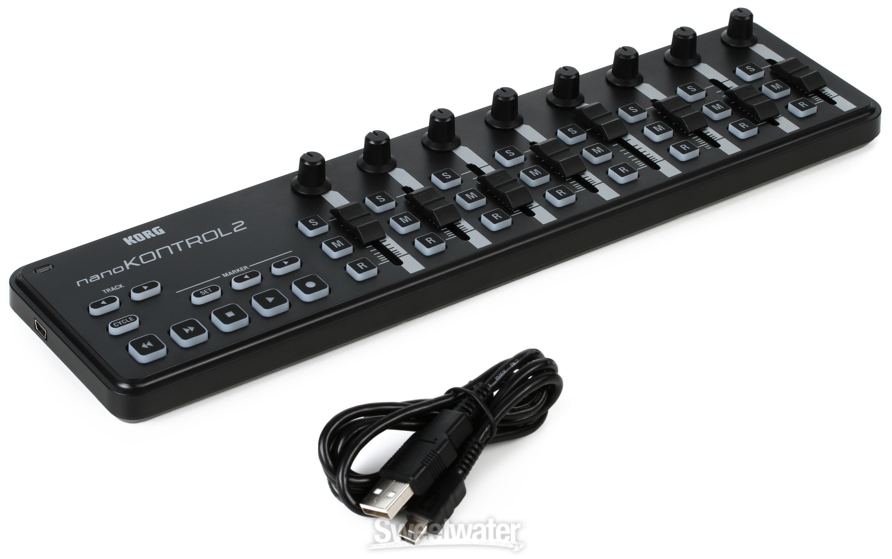 初回限定 KORG Slim-Line (Black) nanokontrol 2 nanoKONTROL2 Black 