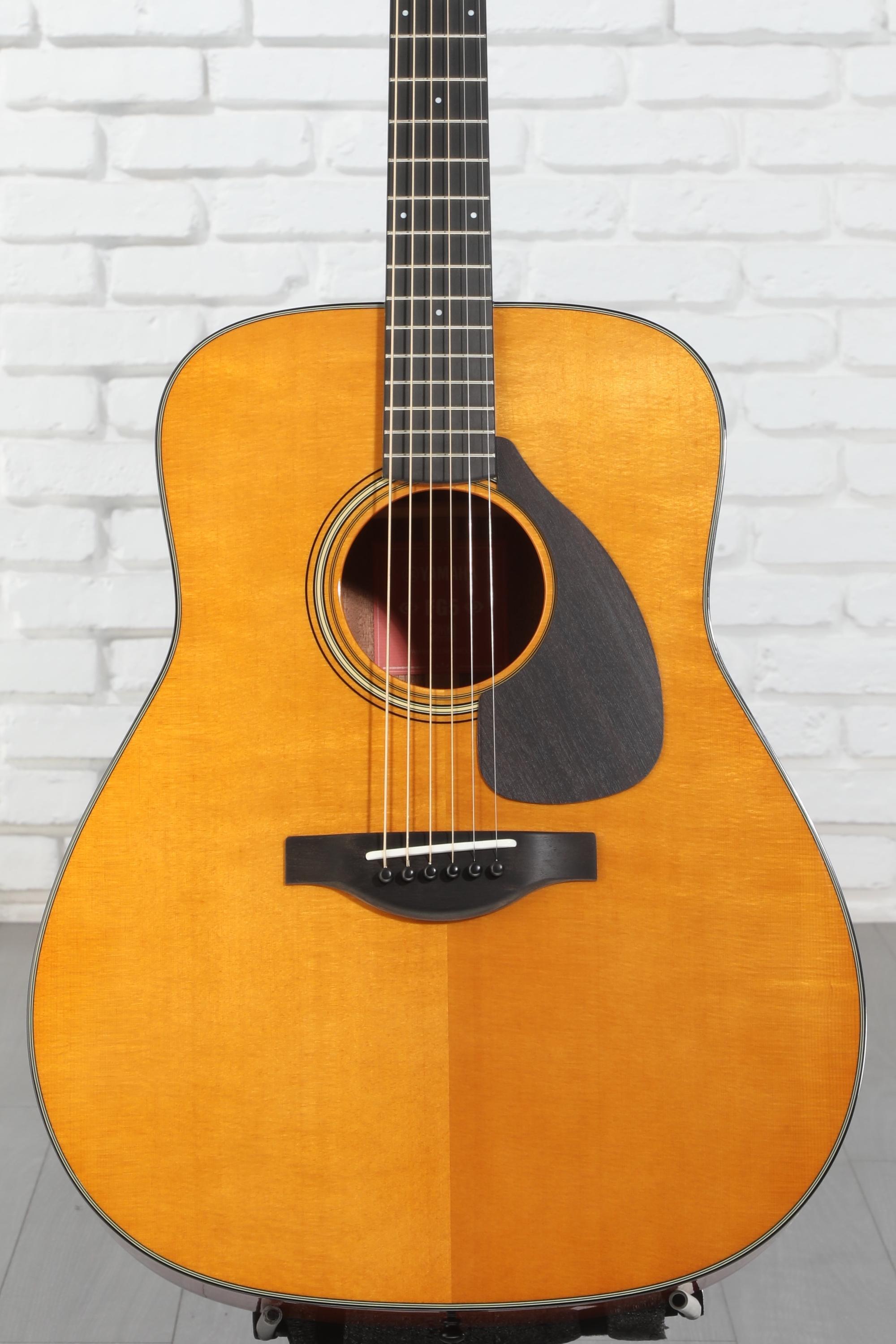 Yamaha FG5 Red Label Acoustic Guitar - Natural | Sweetwater