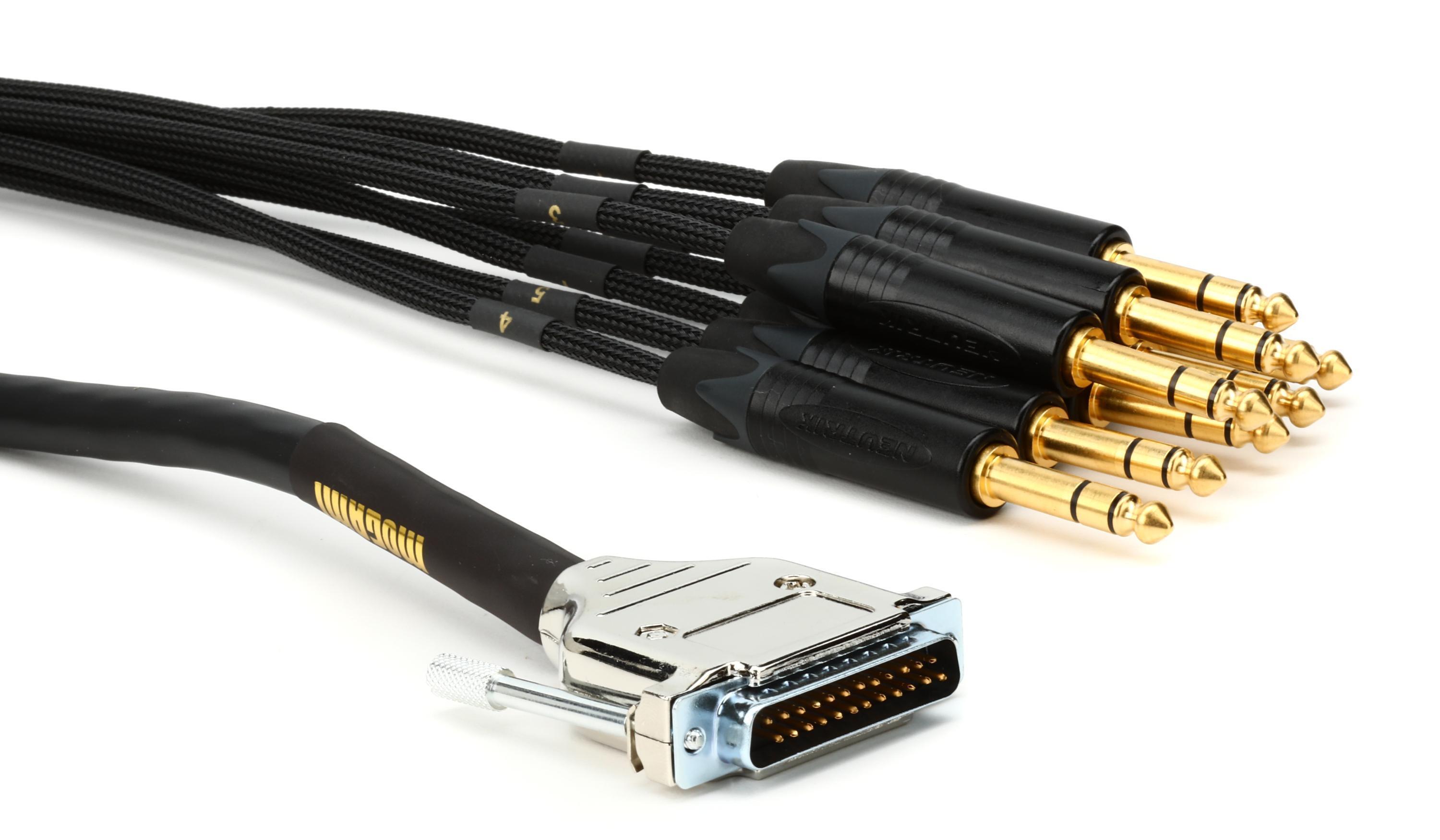 Mogami Gold DB25-XLRM-10 8-channel Analog Interface Cable - 10