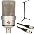 Photo of Neumann TLM 103 Large-diaphragm Condenser Microphone and Mic Stand Bundle - Nickel