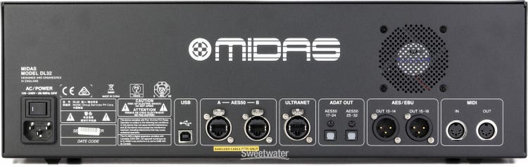 Midas DL32 32-input/16-output Stage Box