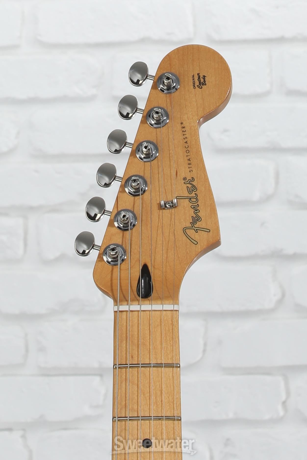Fender Player II Stratocaster Electric Guitar - Aquatone Blue with Maple Fingerboard