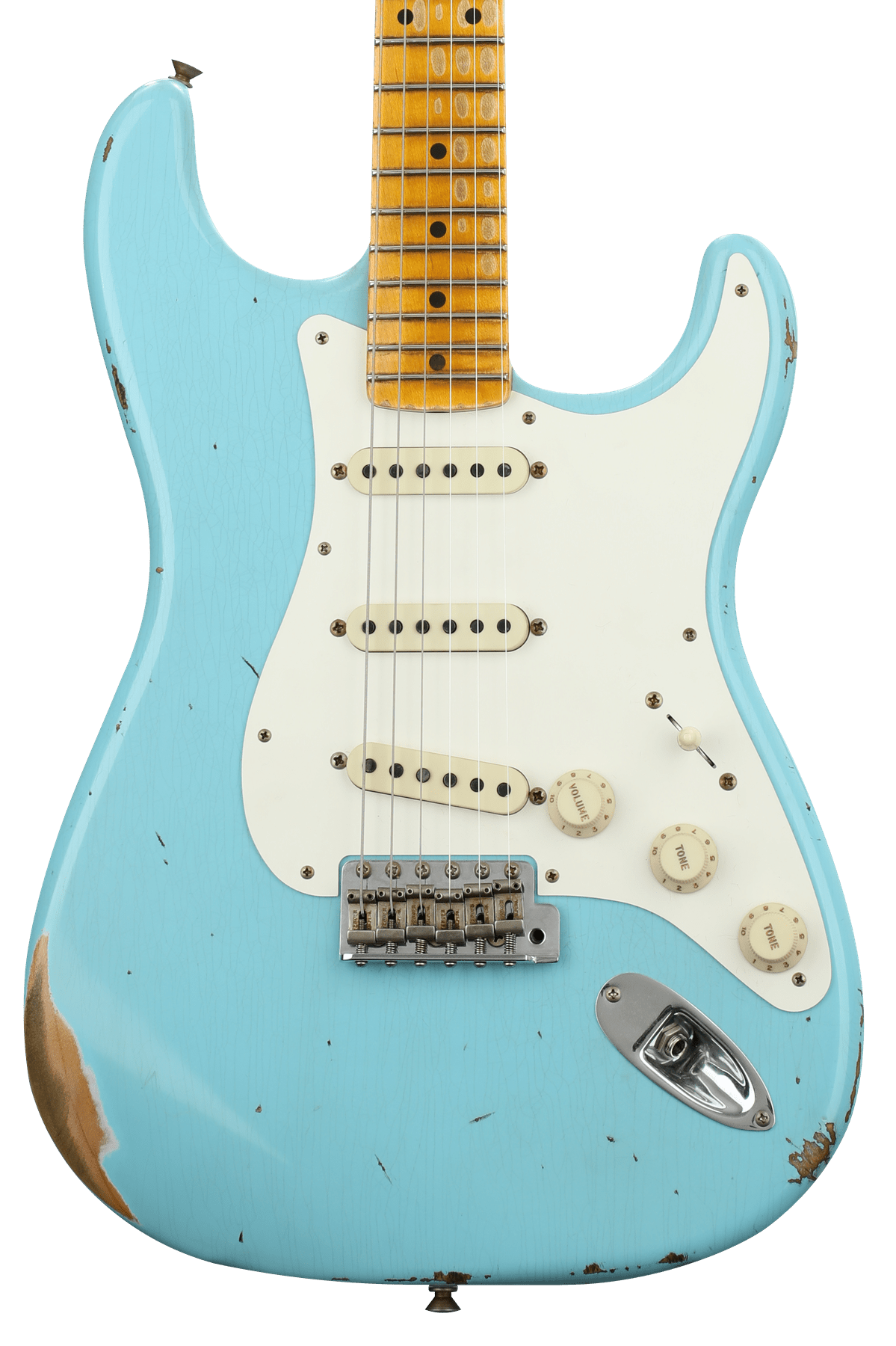 ギター FenderCS 1959 Stratcaster Daphne Blue Fender Custom Shop 1959 Stratocaster HSS Relic Daphne Blue