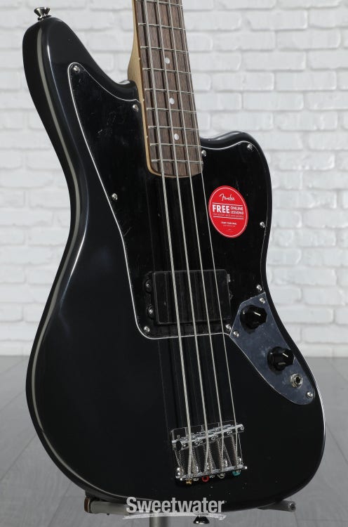 Squier Affinity Series Jaguar Charcoal Frost Metallic with Indian Laurel Fingerboard