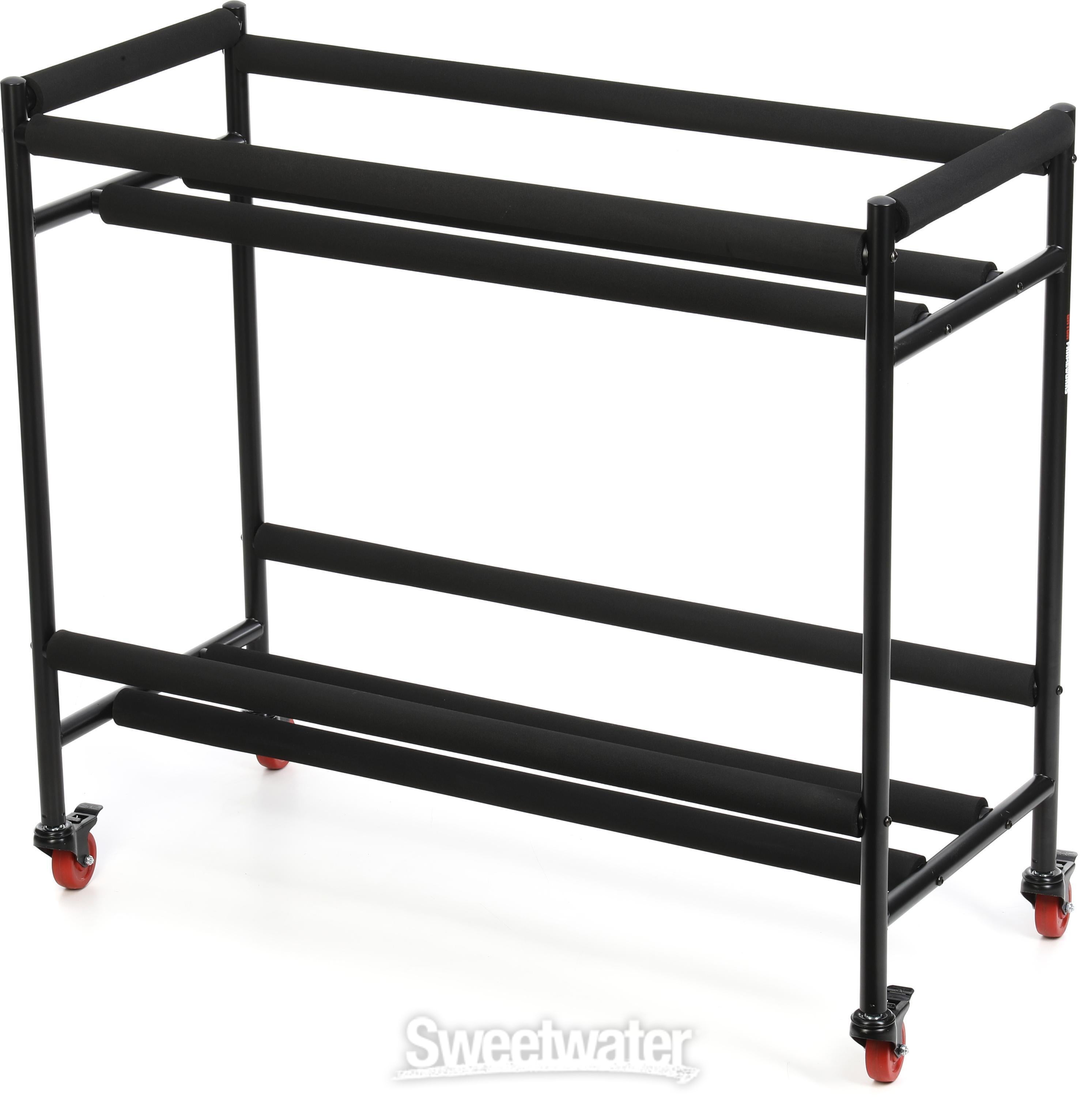 Gator Frameworks GFWSDRACKT2 Two-tiered Snare Drum Rack | Sweetwater