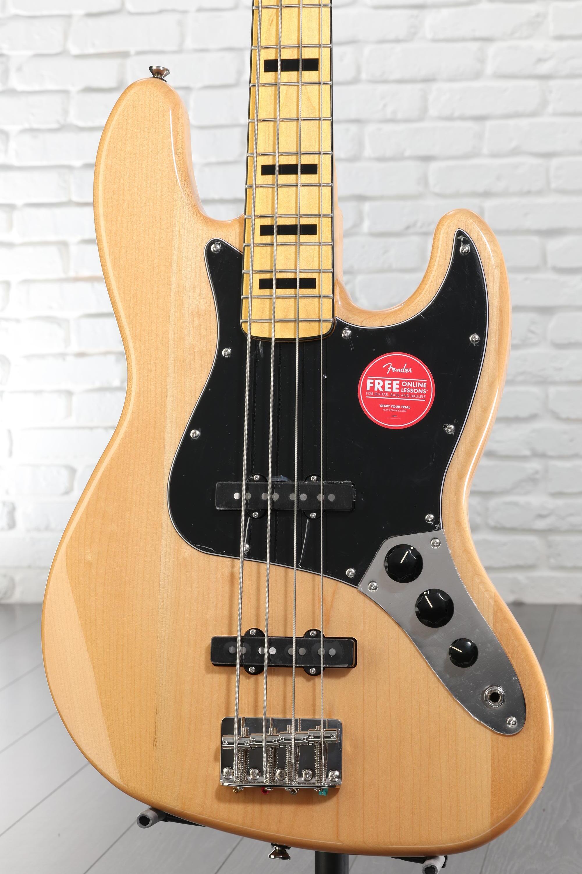 Squier Classic Vibe '70s Jazz Bass - Natural | Sweetwater