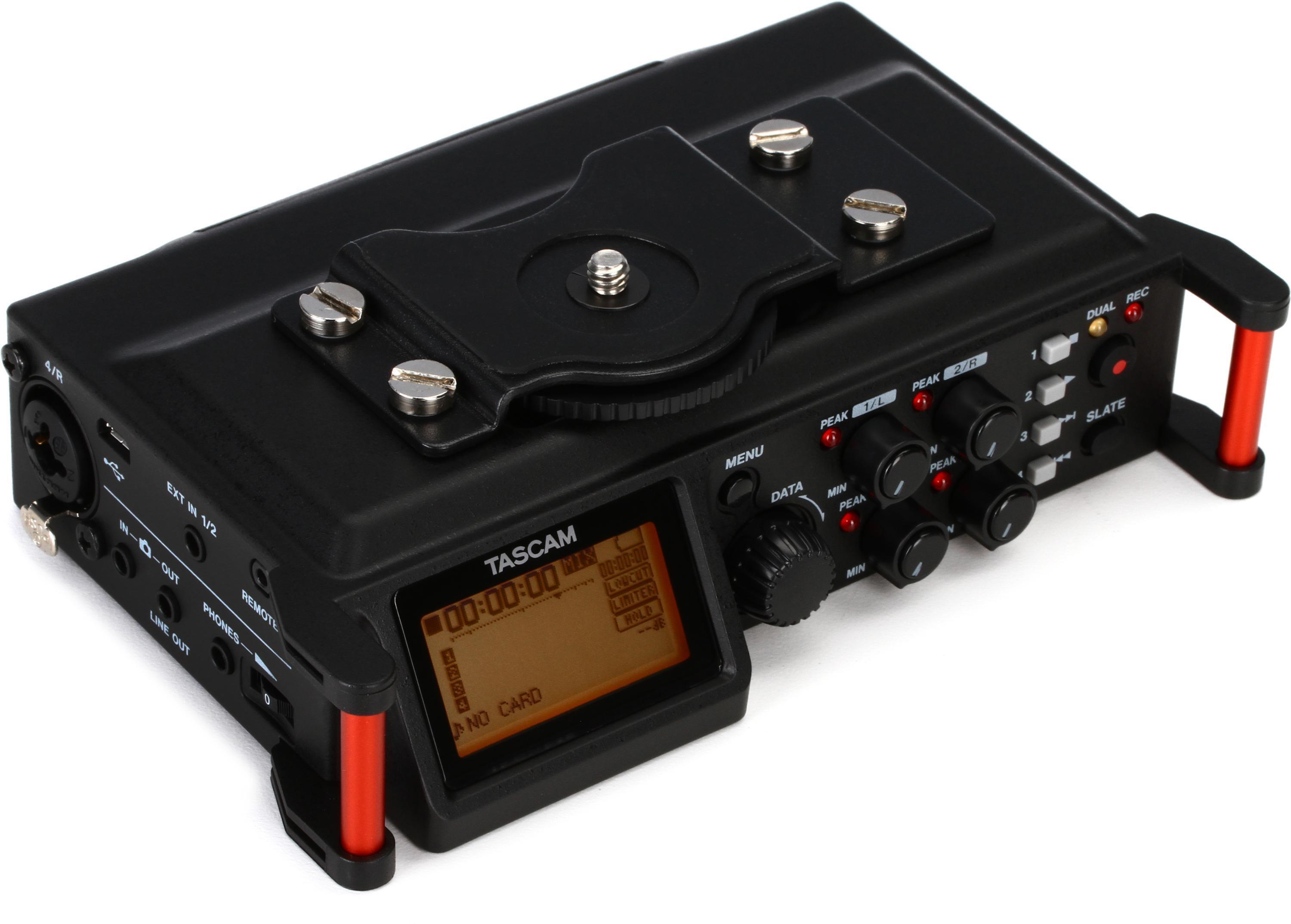 TASCAM DR-70D 4-track Portable Recorder for DSLR Video Production