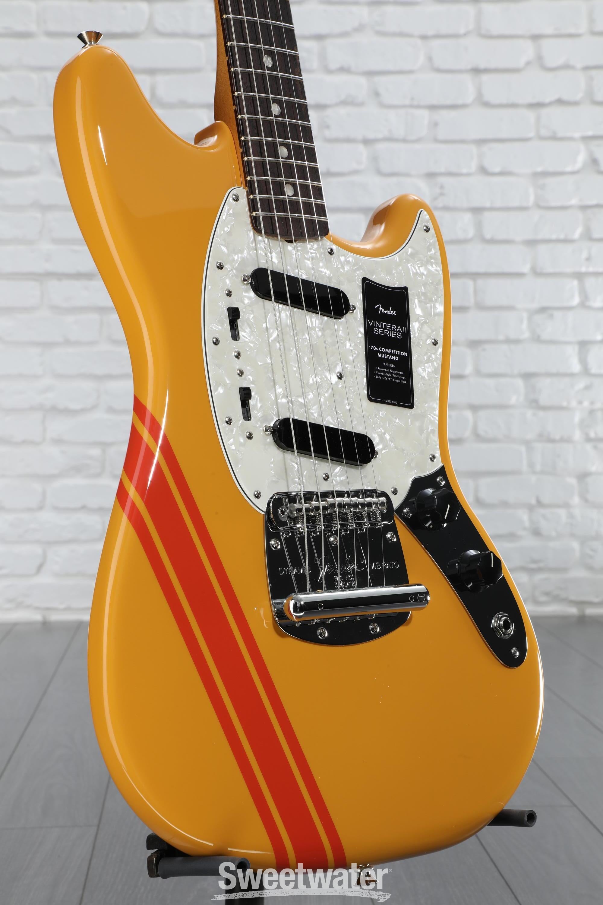 fender vintera 70's mustang オレンジ Vintera II 70's Competition Mustang - Competition Orange