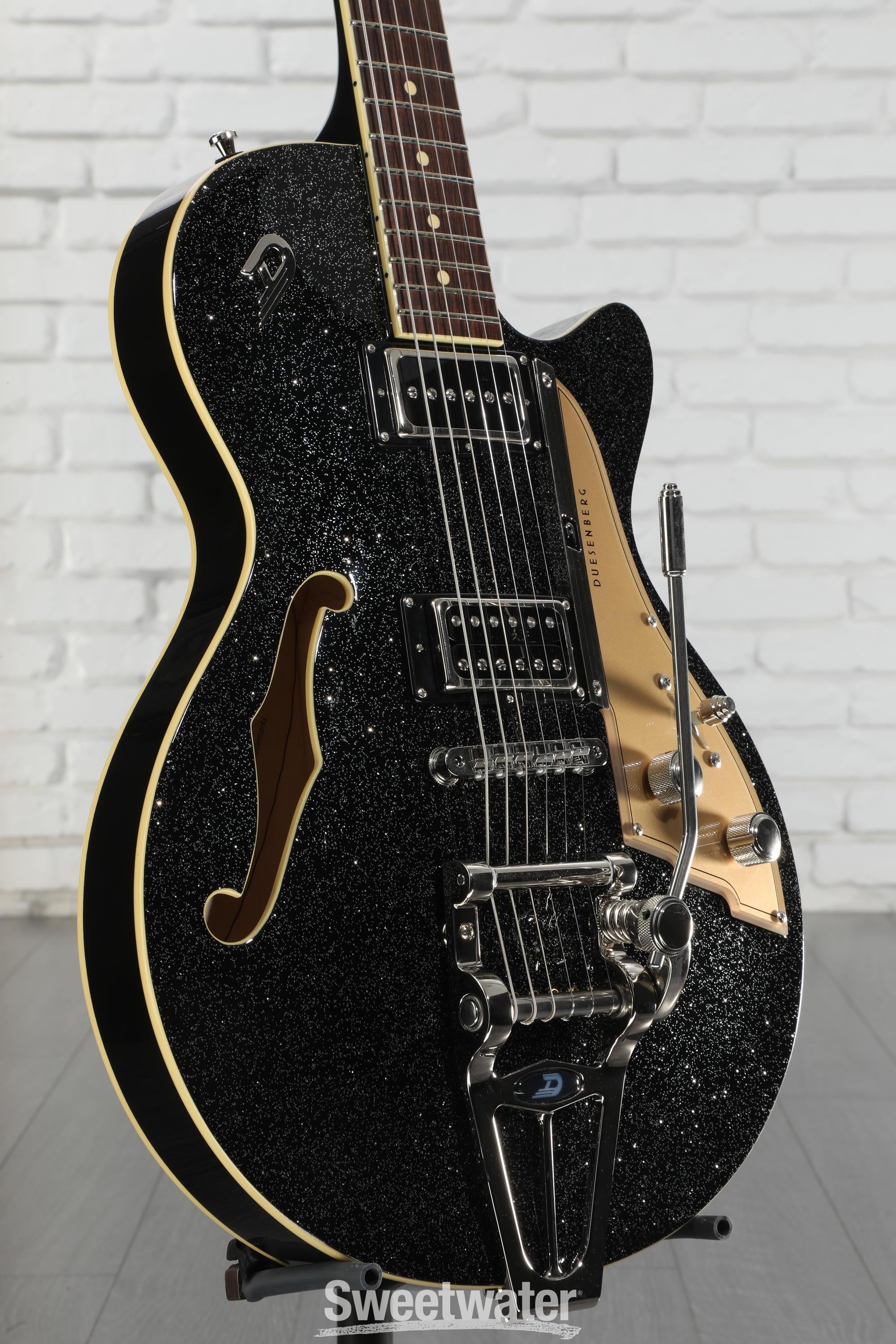 Duesenberg Starplayer TV Semi-hollowbody Electric Guitar - Black