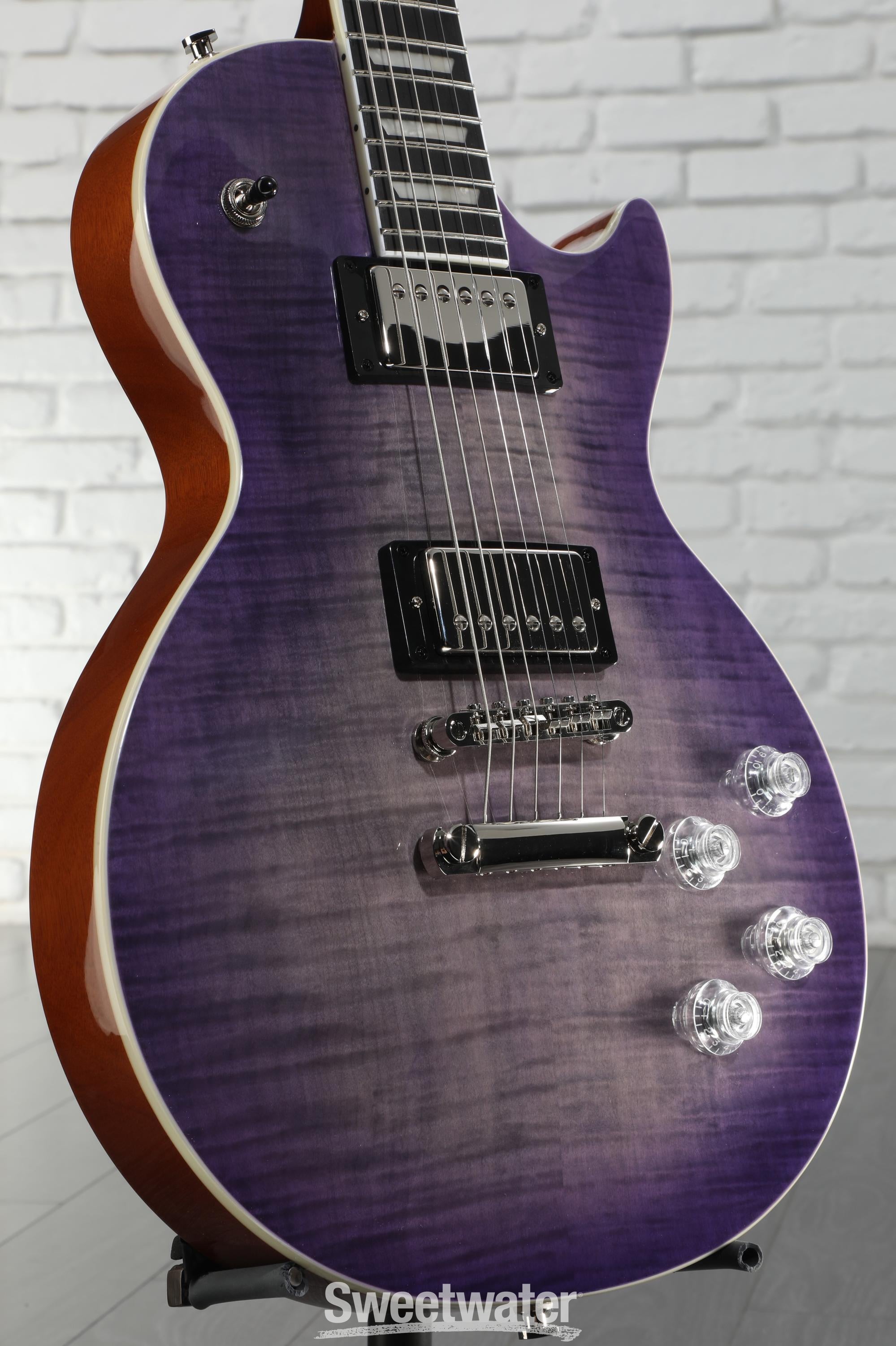 Epiphone Les Paul Modern Figured Electric Guitar - Purple