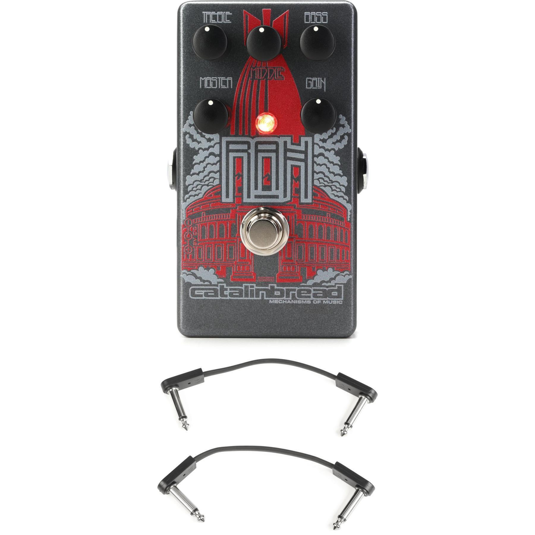 Catalinbread RAH (Royal Albert Hall) Overdrive Pedal with EBS Patch Cables  | Sweetwater