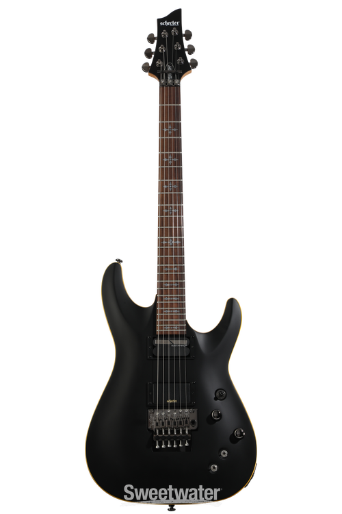 Schecter Demon-6 FR-S Electric Guitar - Satin Black | Sweetwater