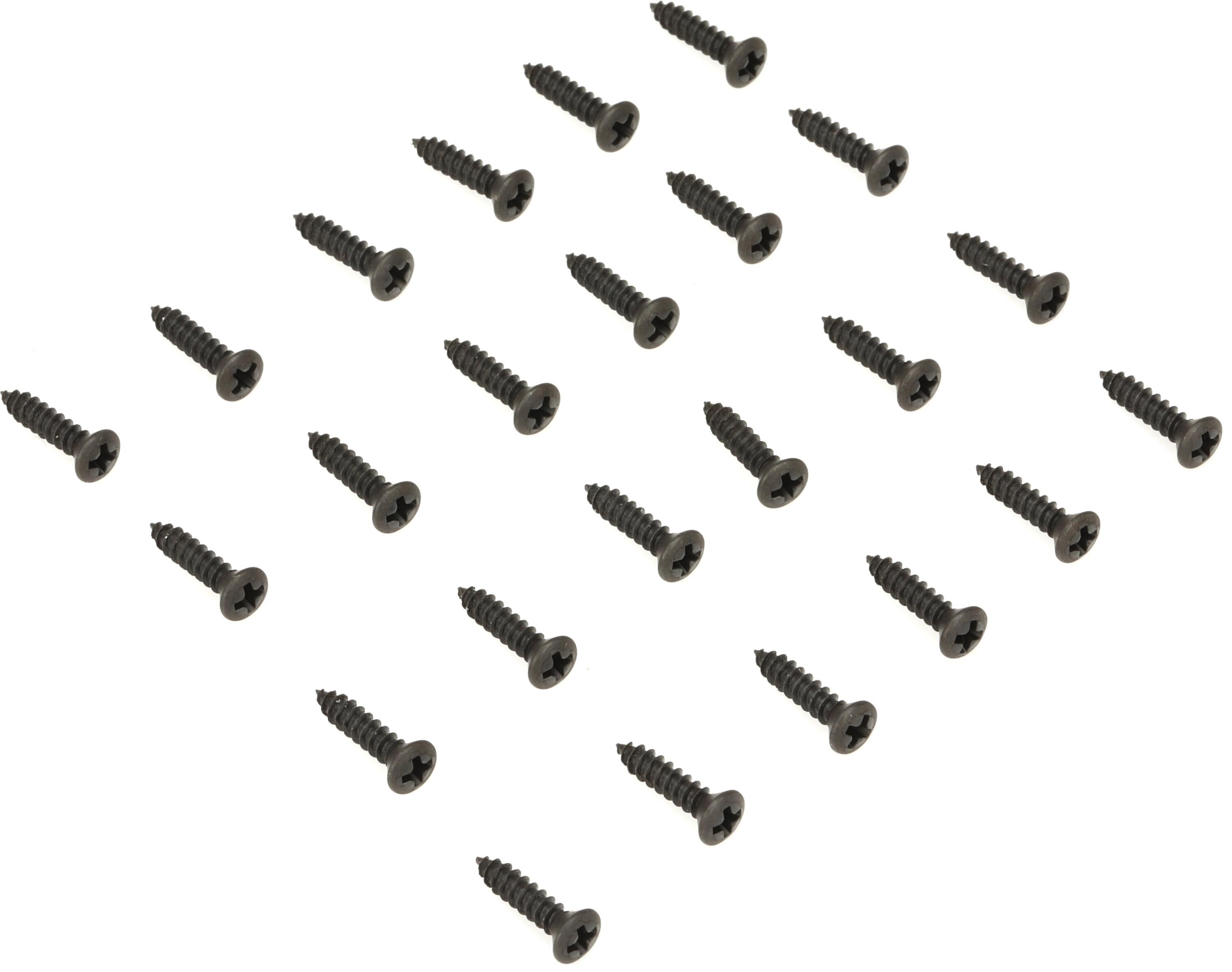 Photo of DiMarzio Pickguard and Backplate Screws - Black (24-pack)