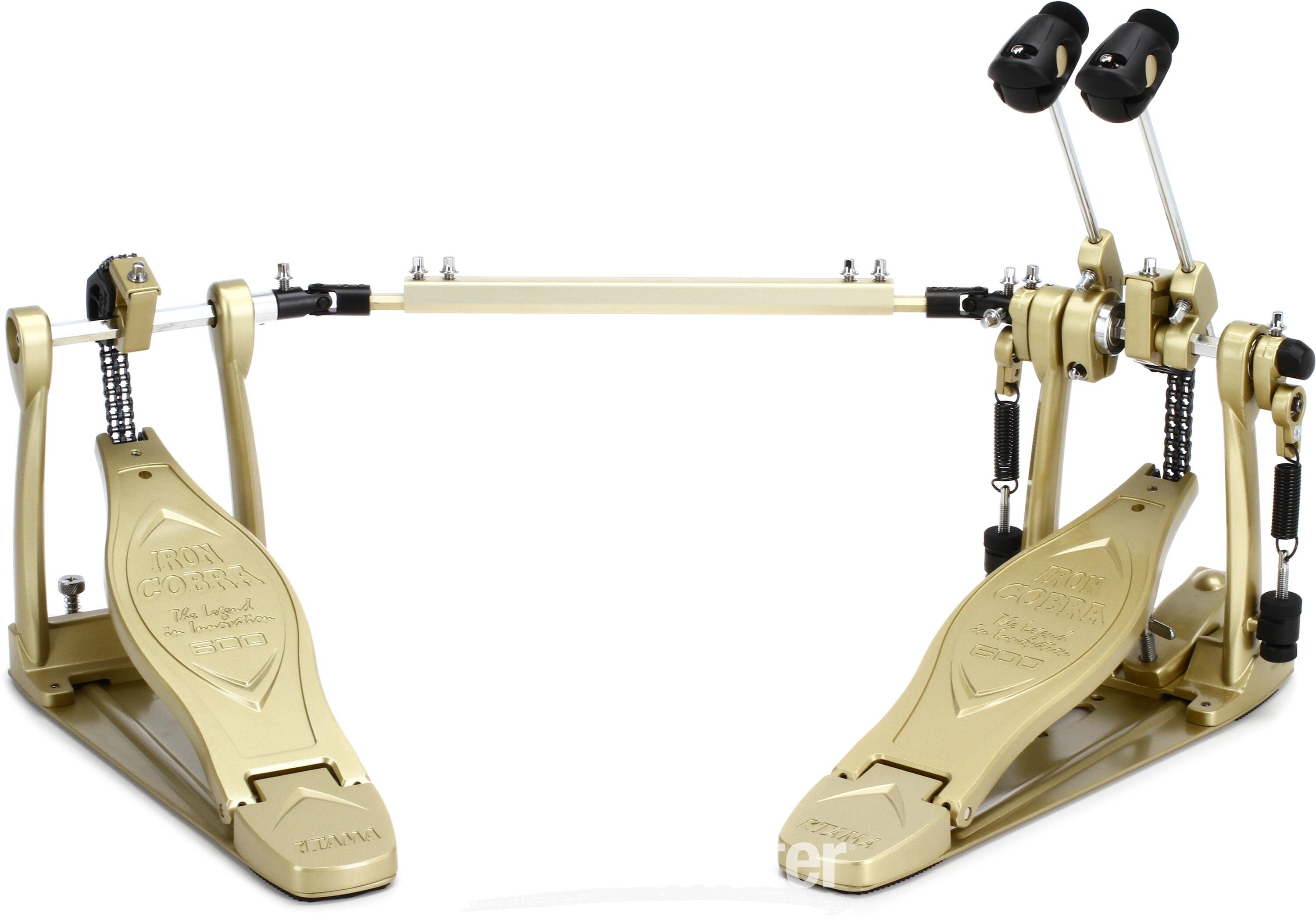 Tama HP600DTWG Iron Cobra 600 Duo Glide Double-bass Drum Pedal - Satin Gold