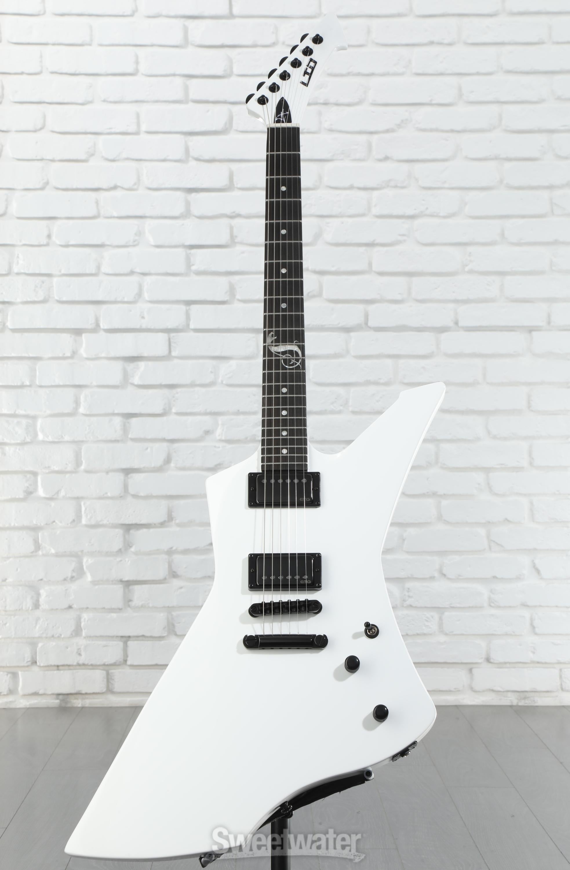 ESP LTD James Hetfield Signature Snakebyte - Snow White