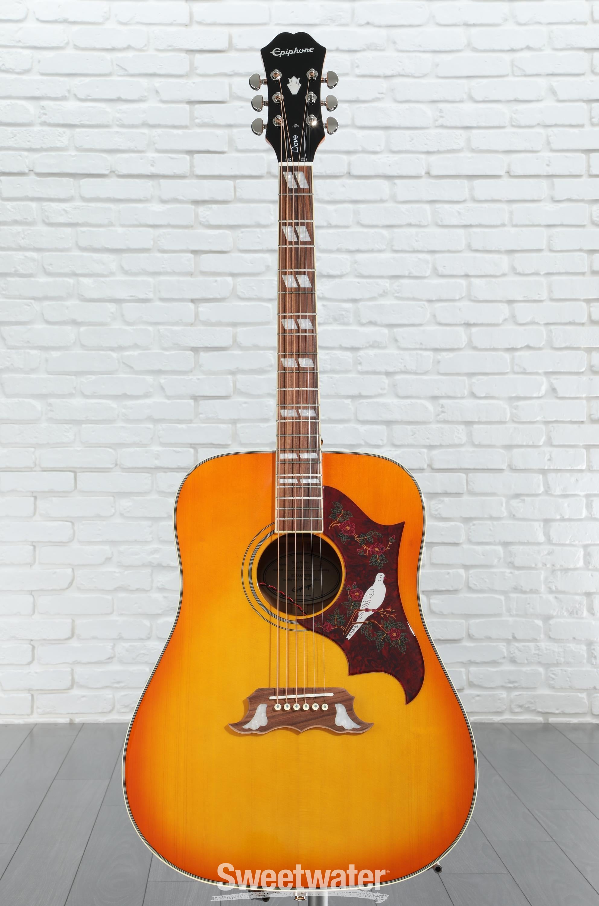 Epiphone Dove PRO Acoustic-Electric Guitar, Violinburst