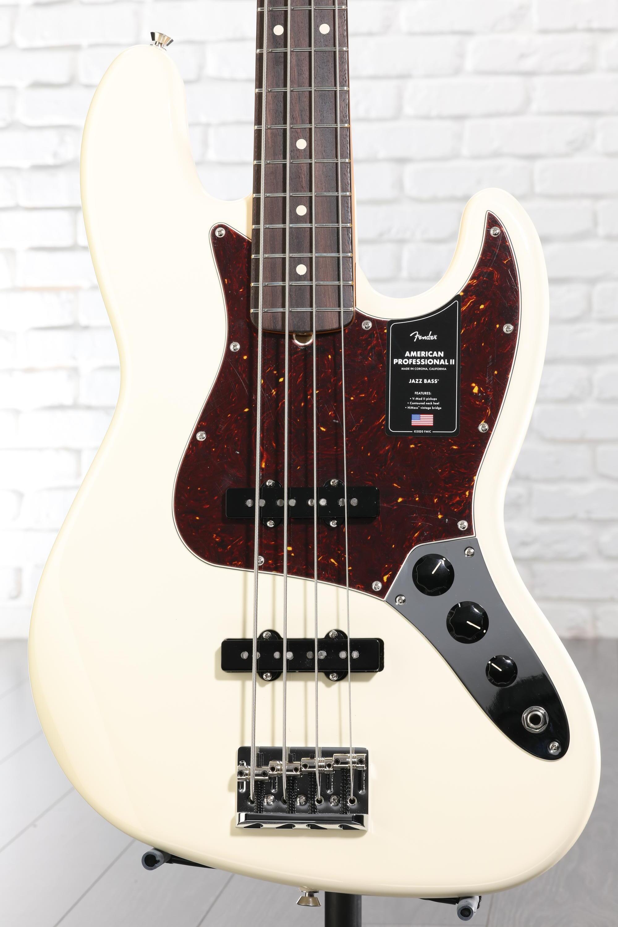 Fender American Professional II Jazz Bass - Olympic White with