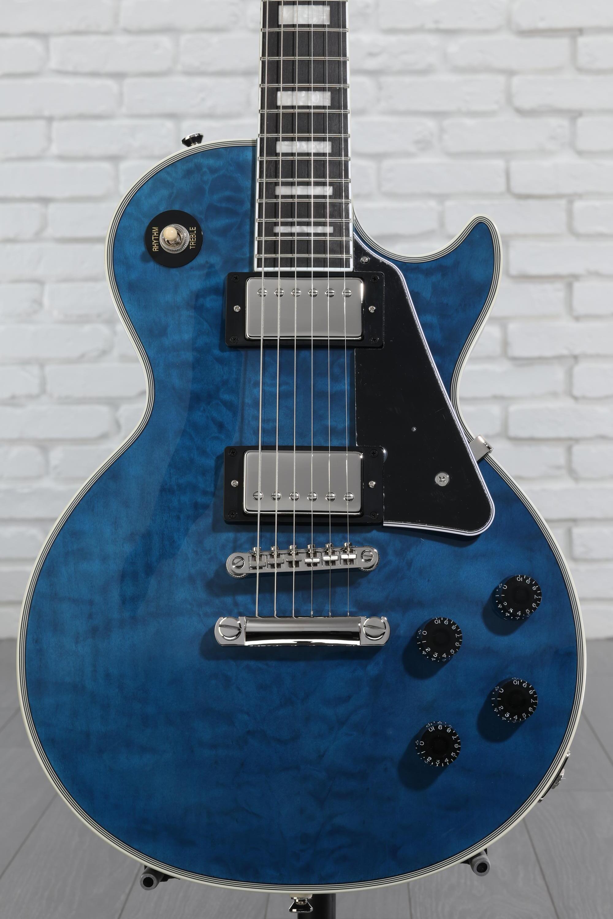 ギター Epiphone Les Paul Quilt Viper Blue Epiphone Les Paul Custom Quilt Viper Blue | MUSIC STORE