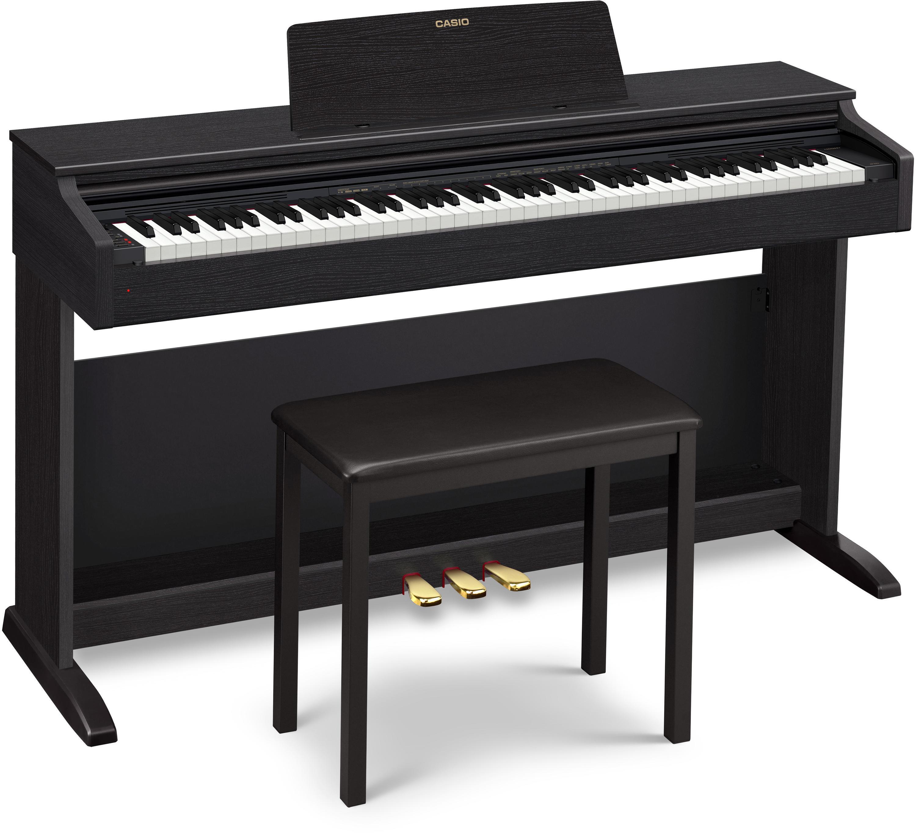 Casio AP-270 Celviano Digital Upright Piano with Bench - Black