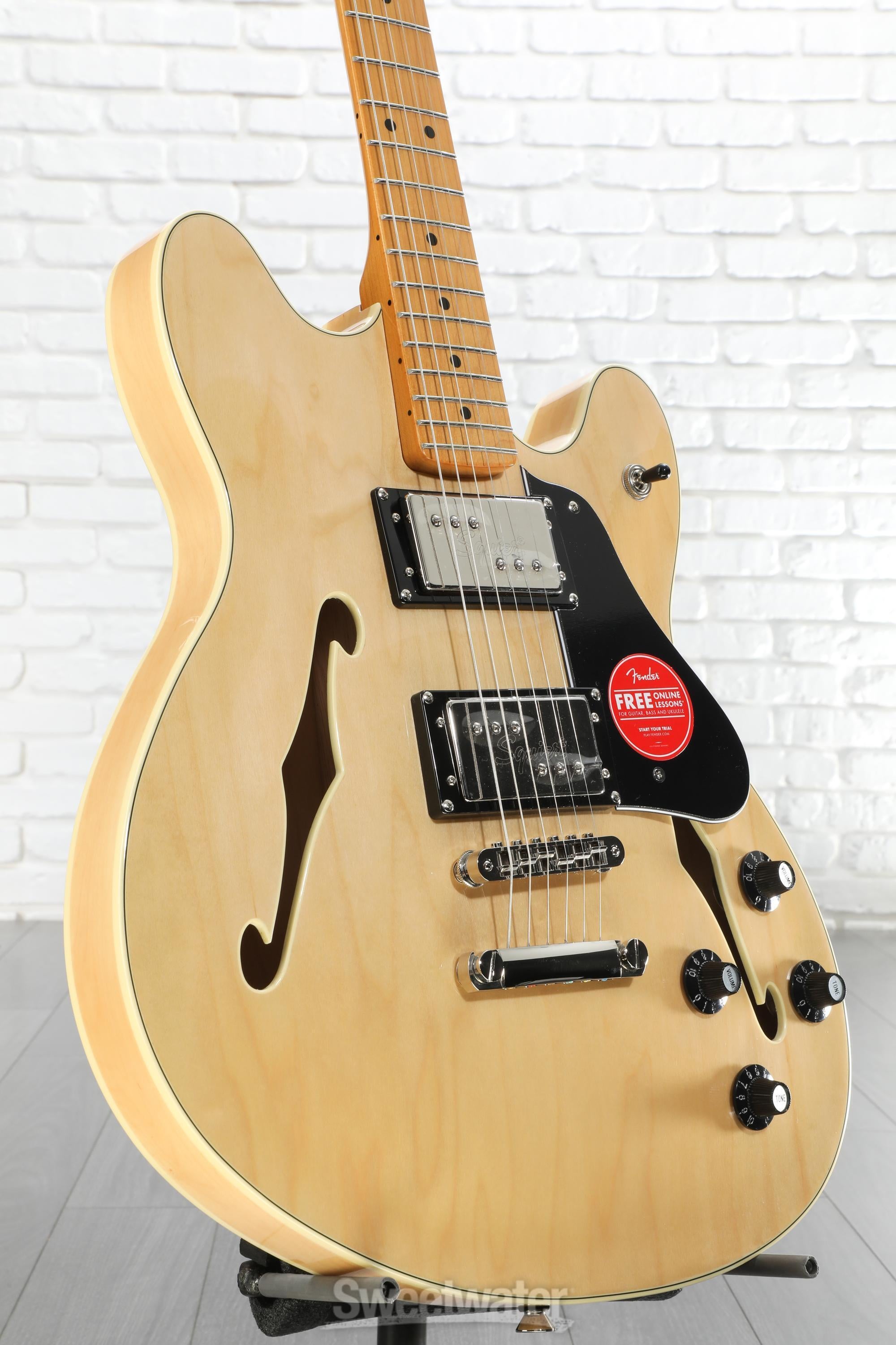Squier Classic Vibe Starcaster - Natural Reviews | Sweetwater