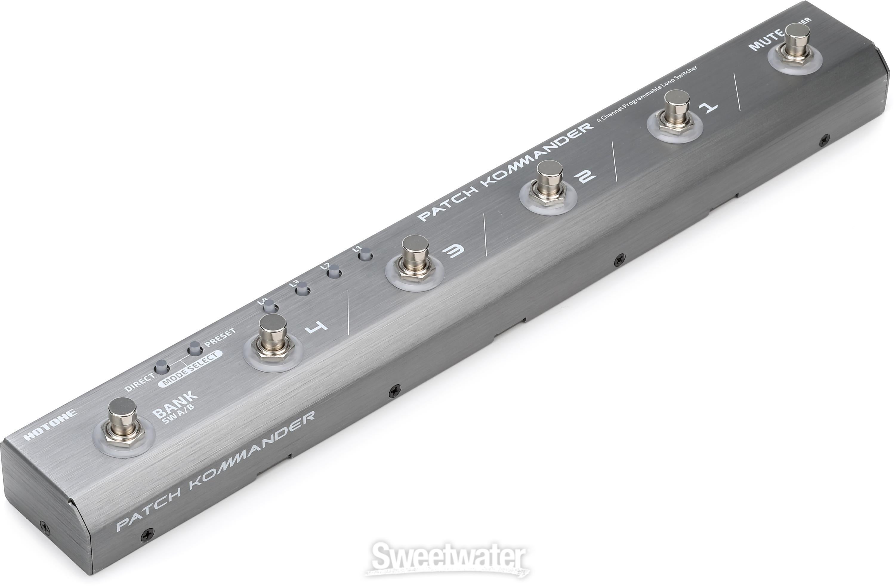 Hotone Patch Kommander 4-channel Loop Switcher | Sweetwater