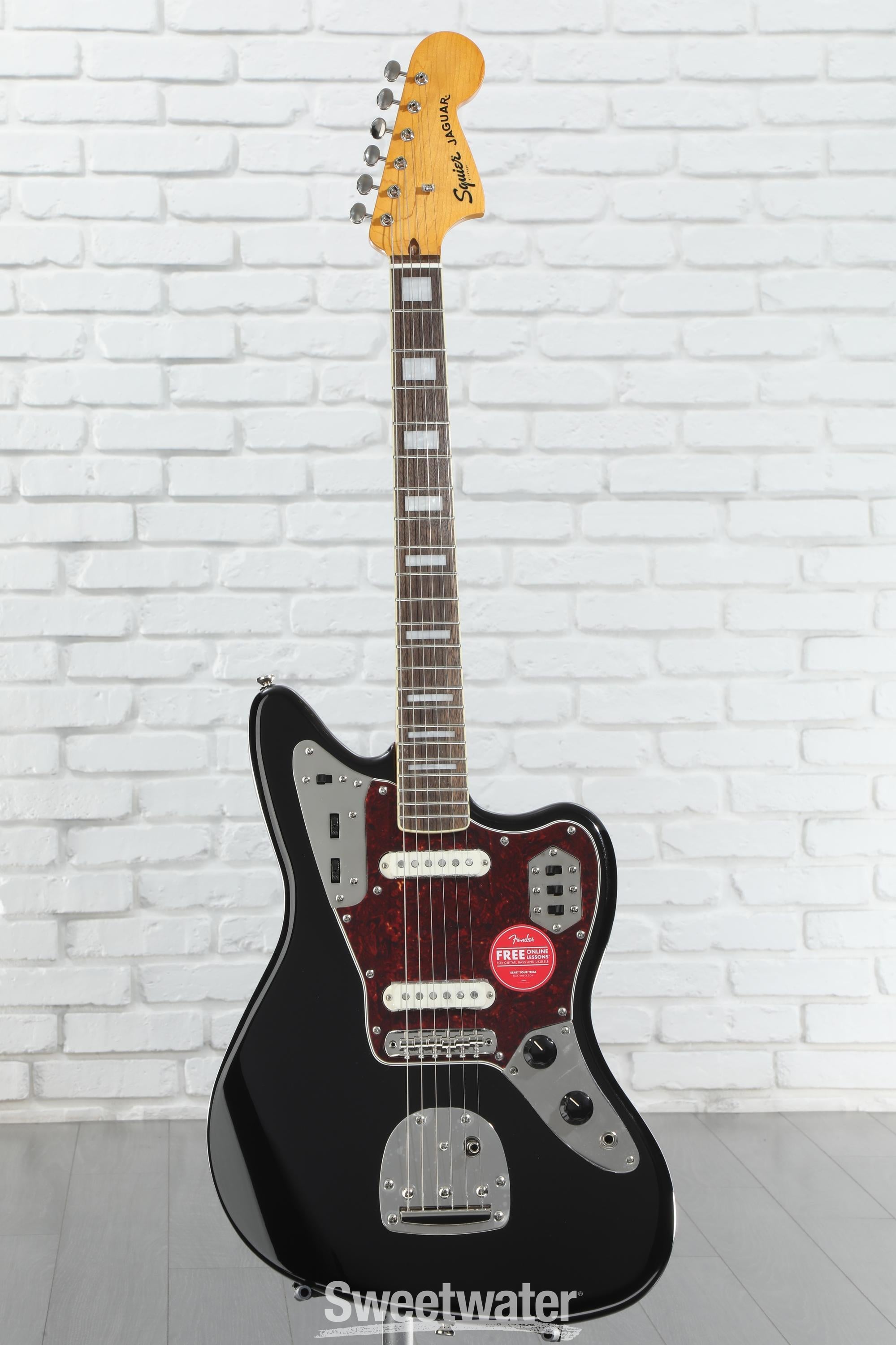 Squier Classic Vibe '70s Jaguar - Black | Sweetwater