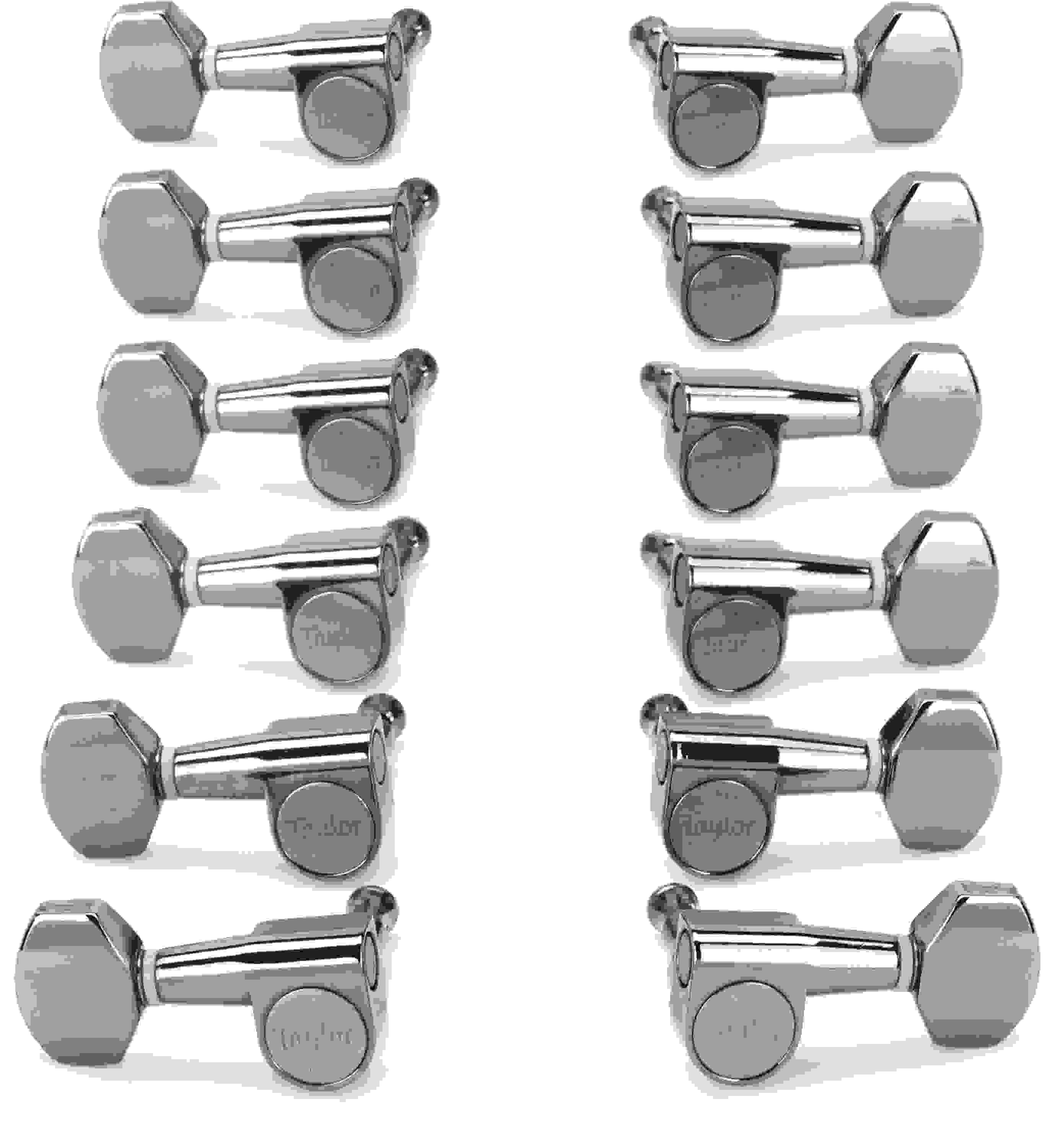 Taylor 12-string Guitar Tuners 1:18 Ratio - Smoked Nickel