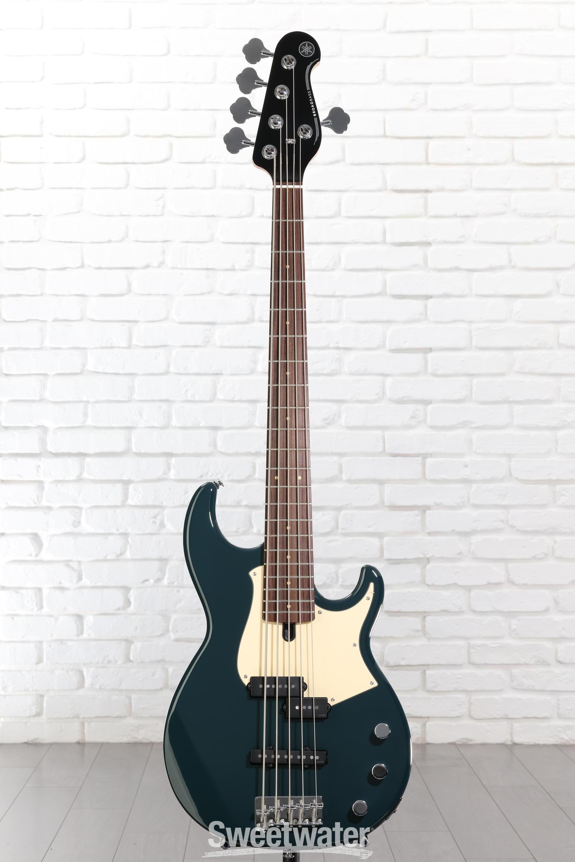 Yamaha BB435 5-string Bass Guitar - Teal Blue | Sweetwater