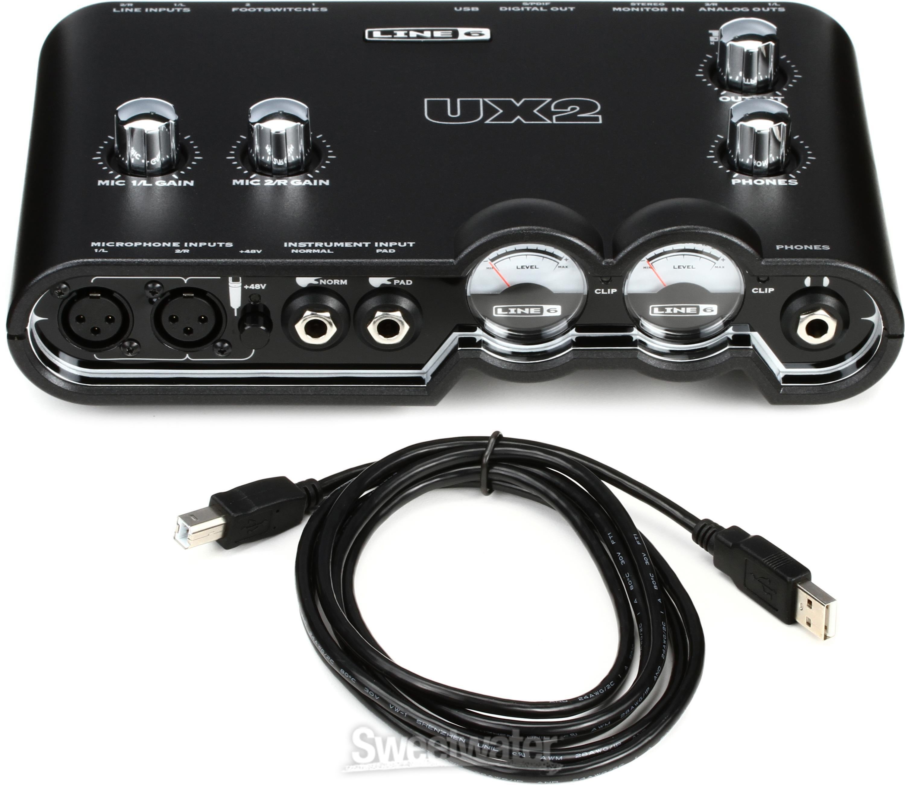 Line 6 POD Studio UX2 Audio Interface for Guitarists | Sweetwater