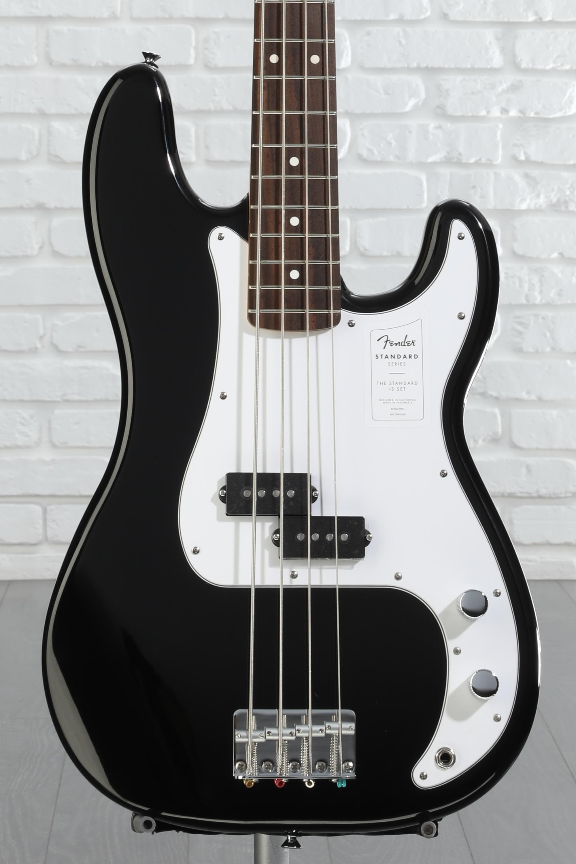 Fender Standard Precision Bass - Black, Laurel Fingerboard