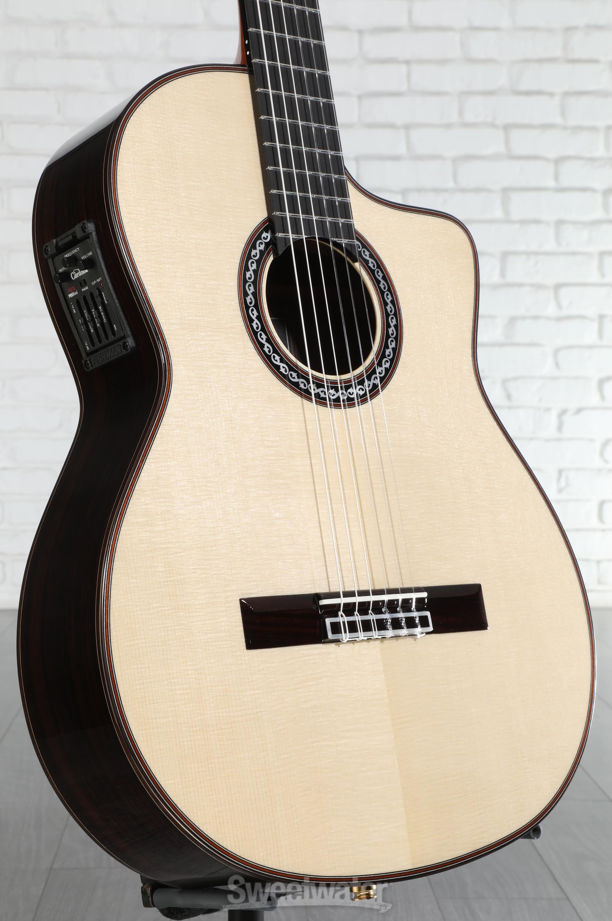 Cordoba GK Pro Negra Nylon String Acoustic-Electric Guitar