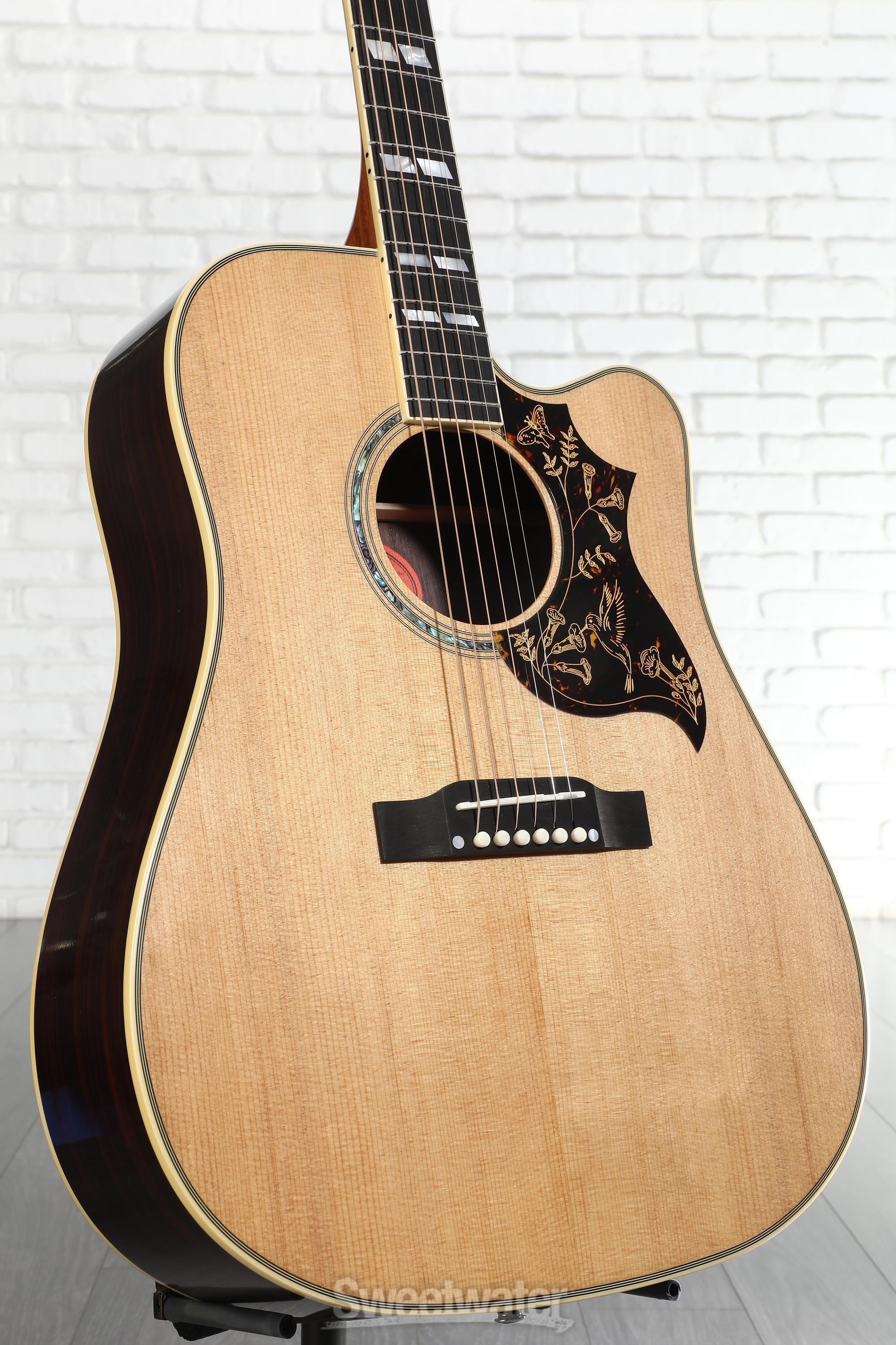 Photo of Epiphone Hummingbird Deluxe EC Acoustic-electric Guitar - Natural
