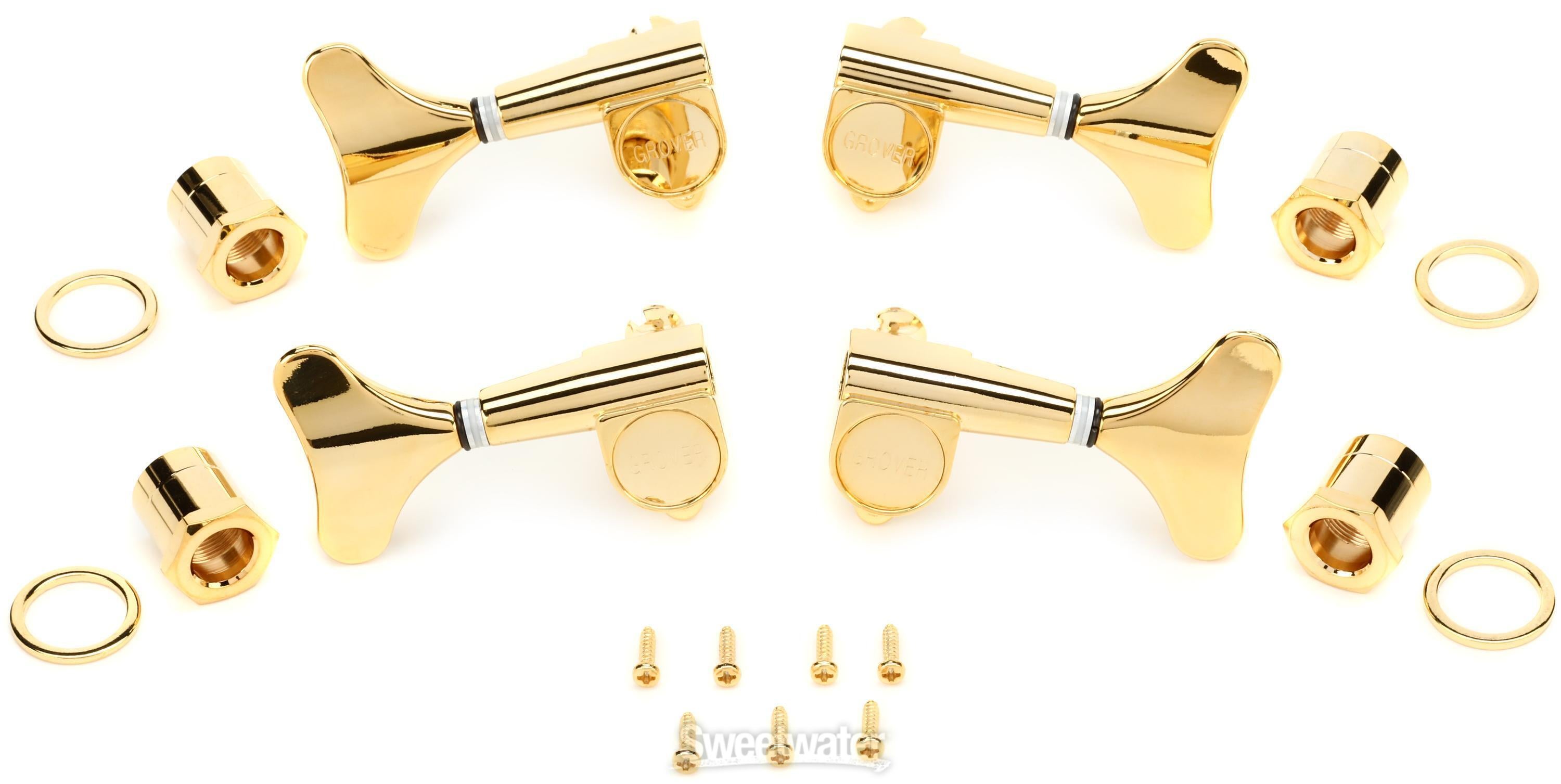 Grover 144G Mini Bass Tuners - 2+2 - Gold