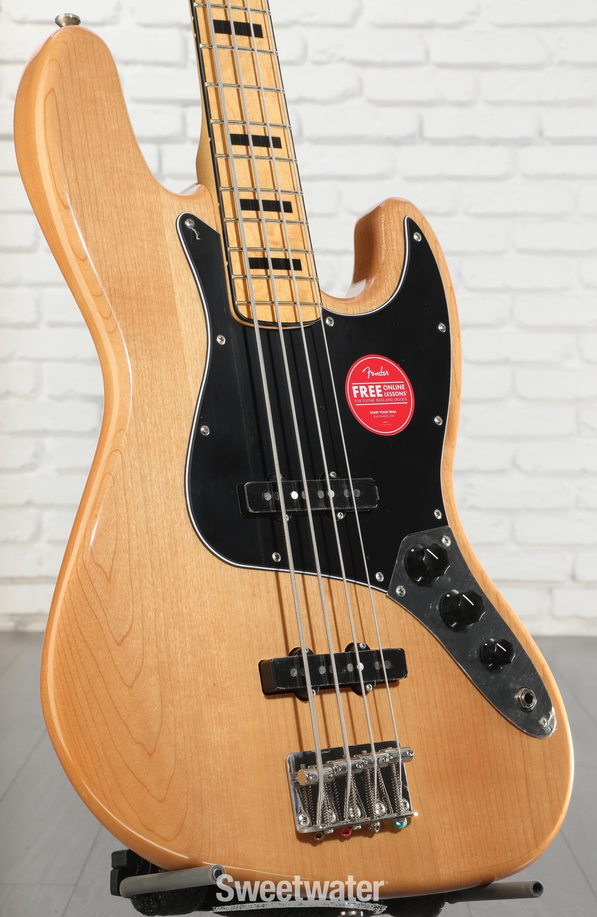 Squier Classic Vibe '70s Jazz Bass - Natural | Sweetwater