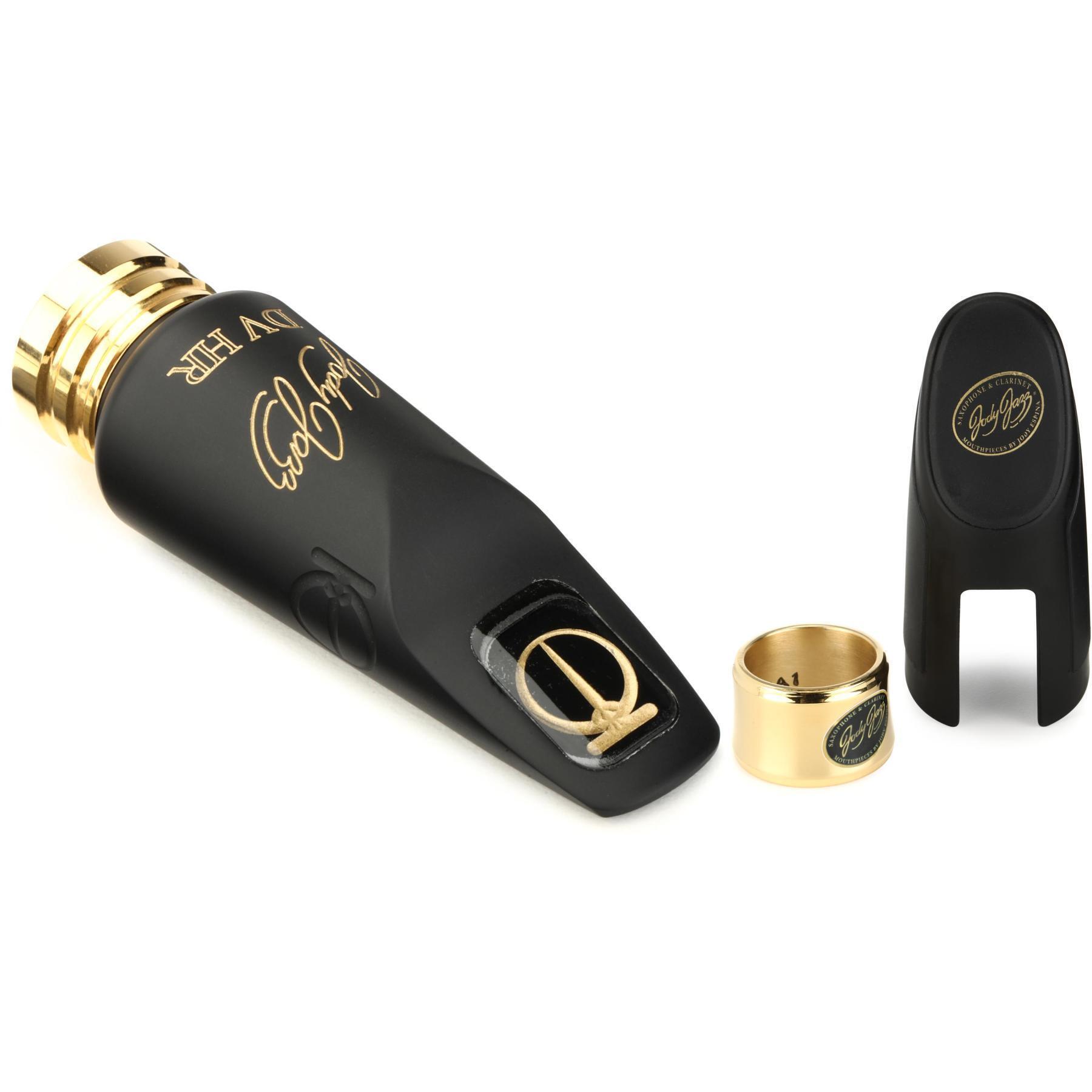 JodyJazz DV Hard Rubber Alto Saxophone Mouthpiece with Power Ring