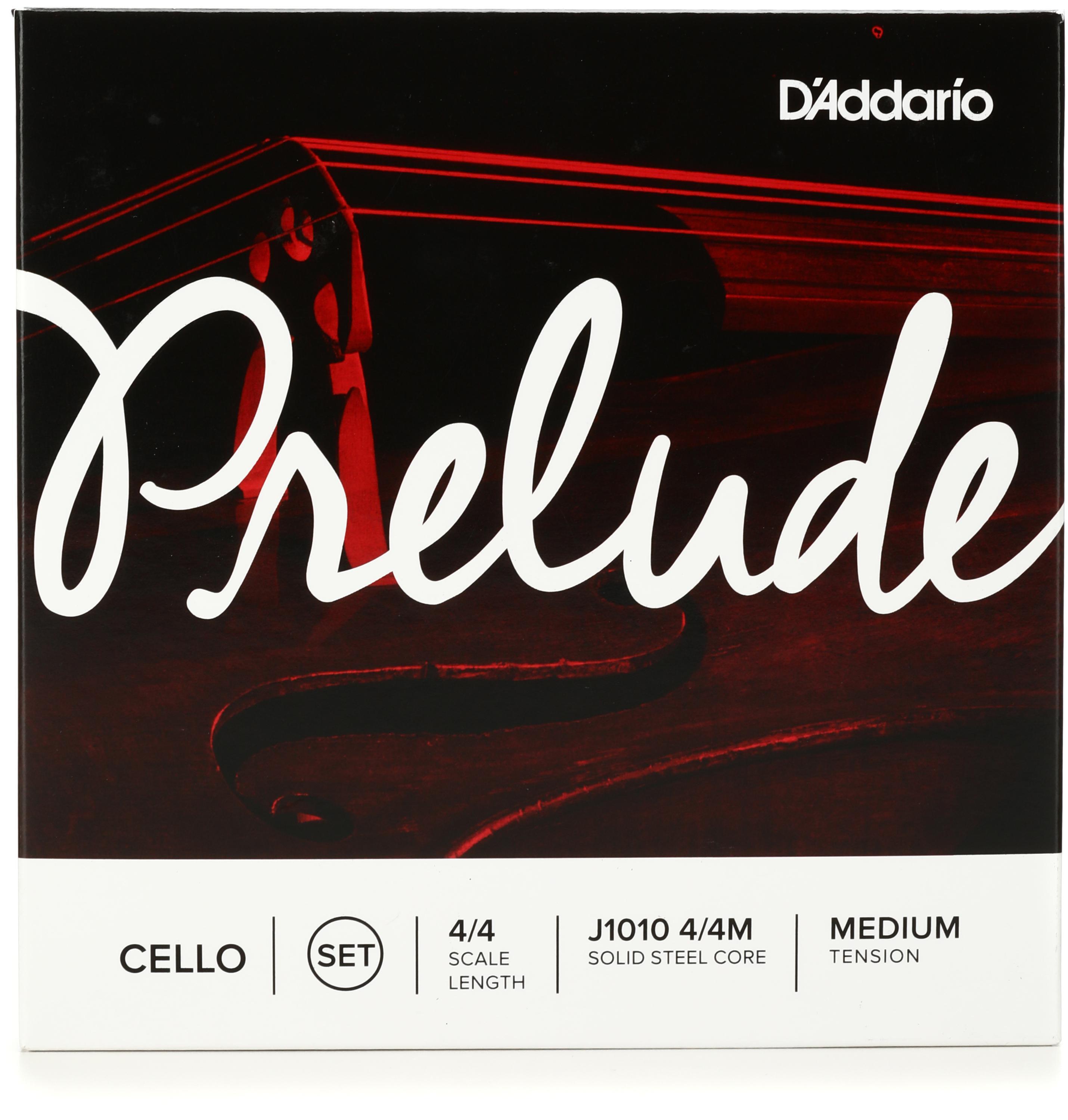 Photo of D'Addario J1010 Prelude Cello String Set - 4/4 Size Medium