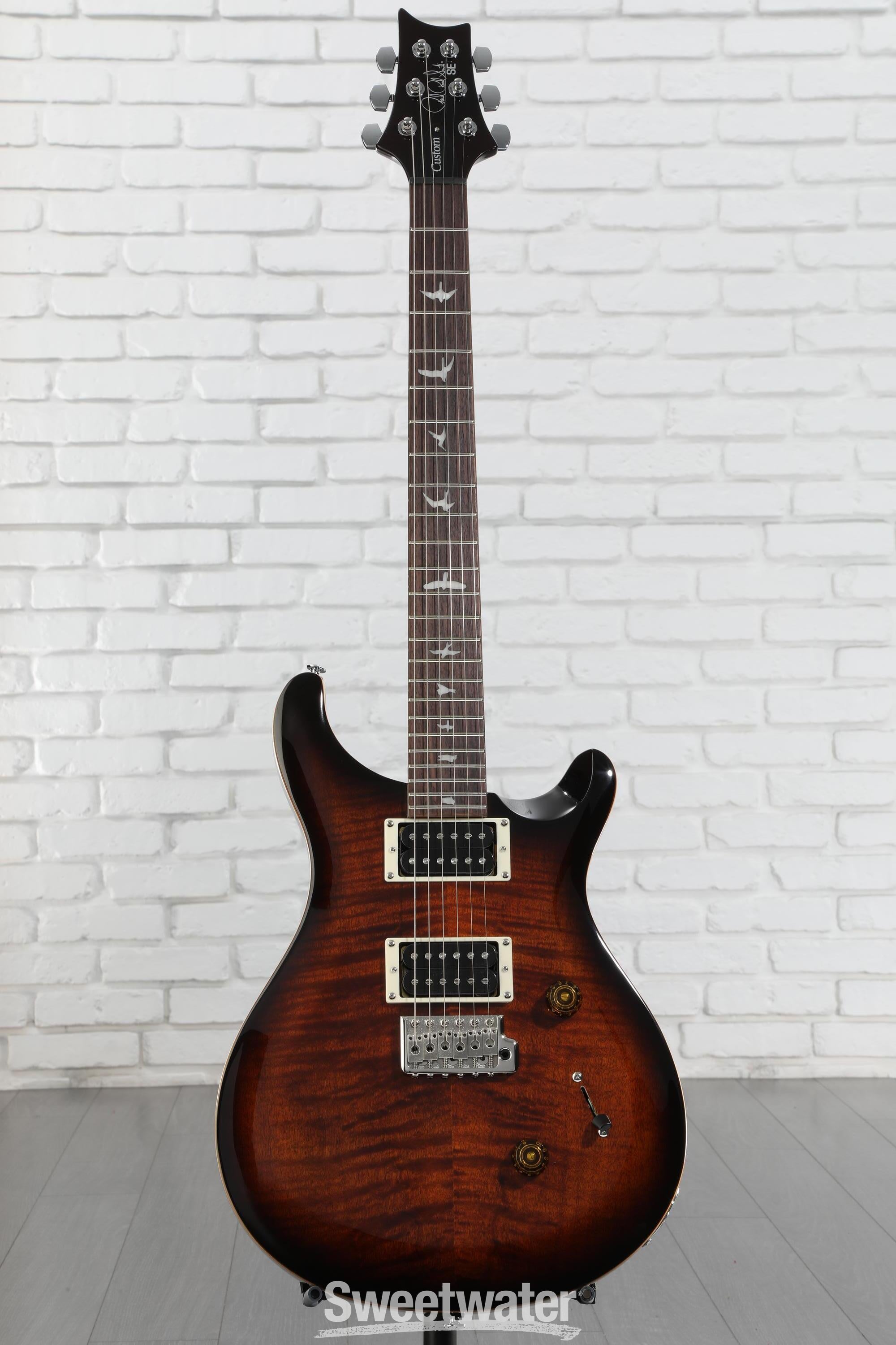 PRS SE Custom 24 Electric Guitar - Black Gold Sunburst