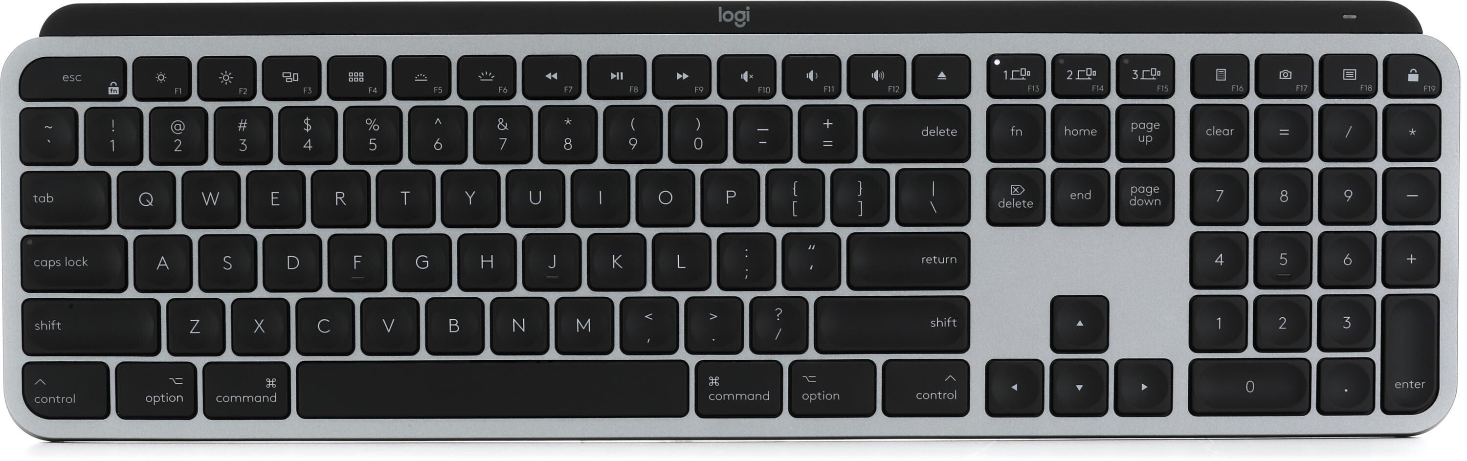 Logitech MX Keys for Mac - US English, Space Grey | Sweetwater