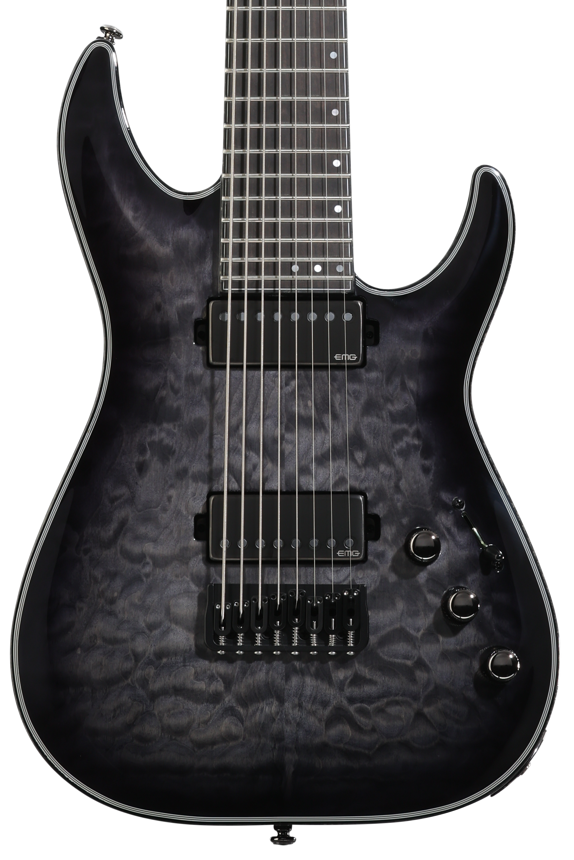 Schecter Hellraiser Hybrid C-1 FR - Trans Black Burst | Sweetwater