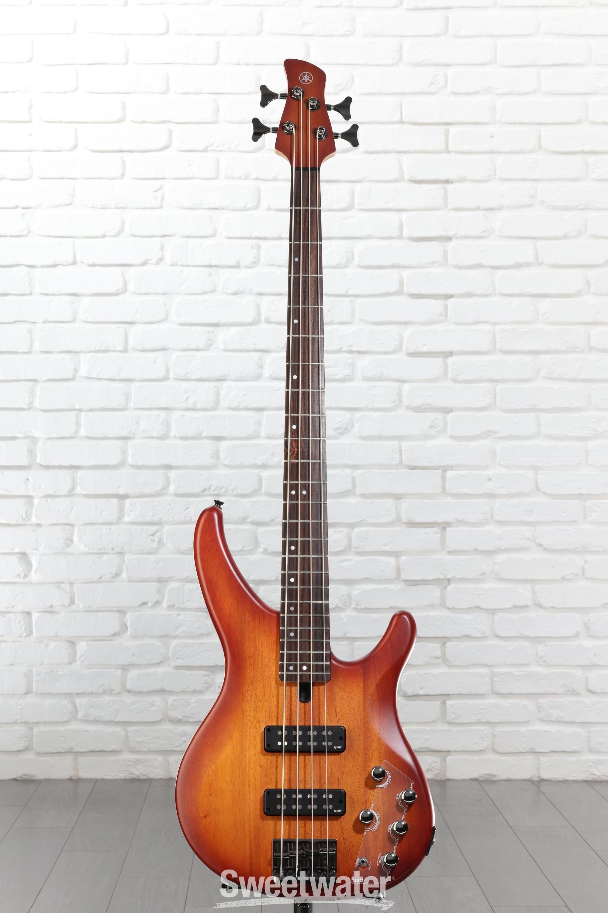 Yamaha TRBX504 4-string Bass Guitar - Brick Burst | Sweetwater