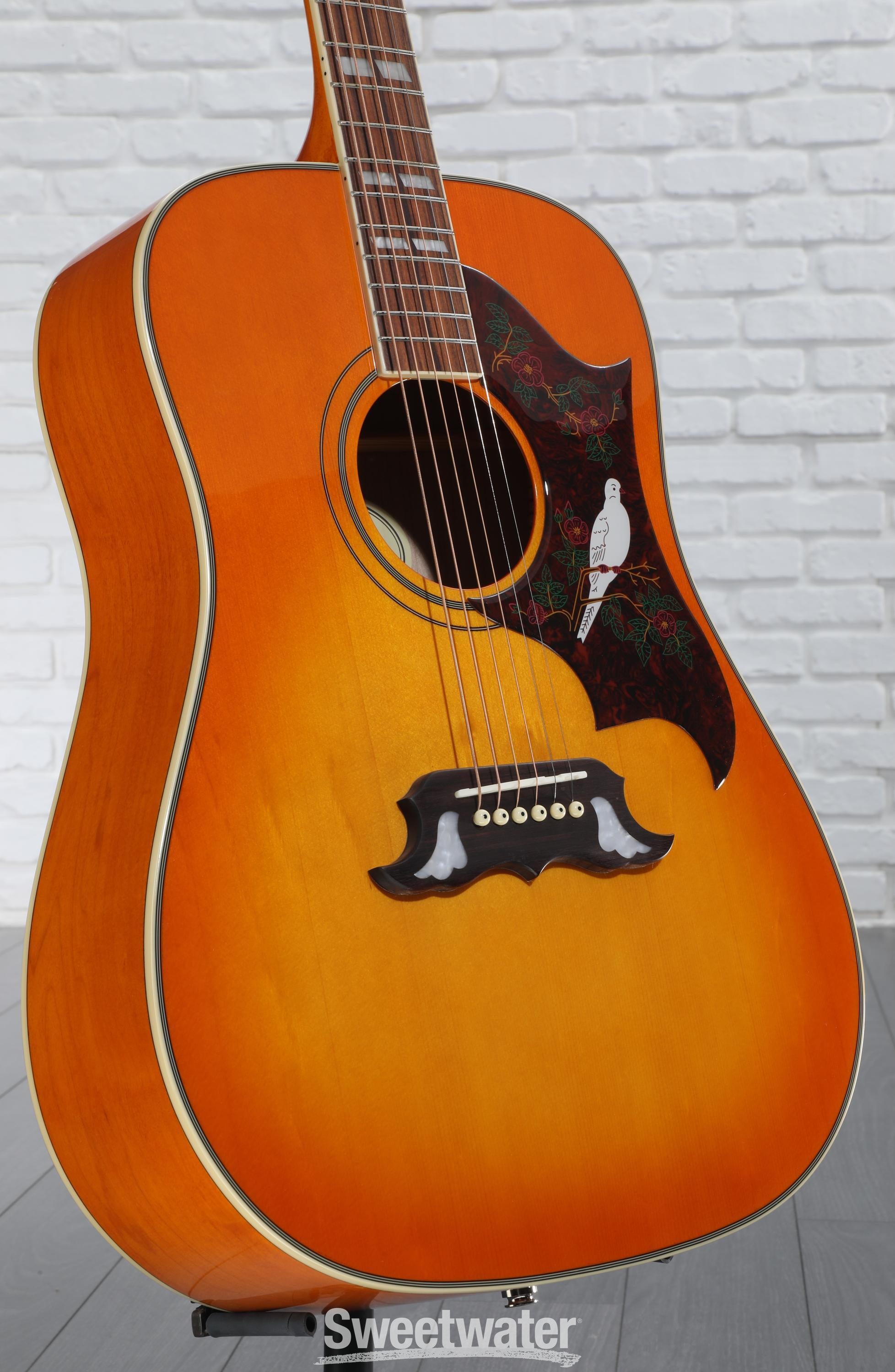 エピフォン Epiphone DOVE PRO / VB Epiphone Dove Studio Acoustic-electric Guitar - Violin Burst