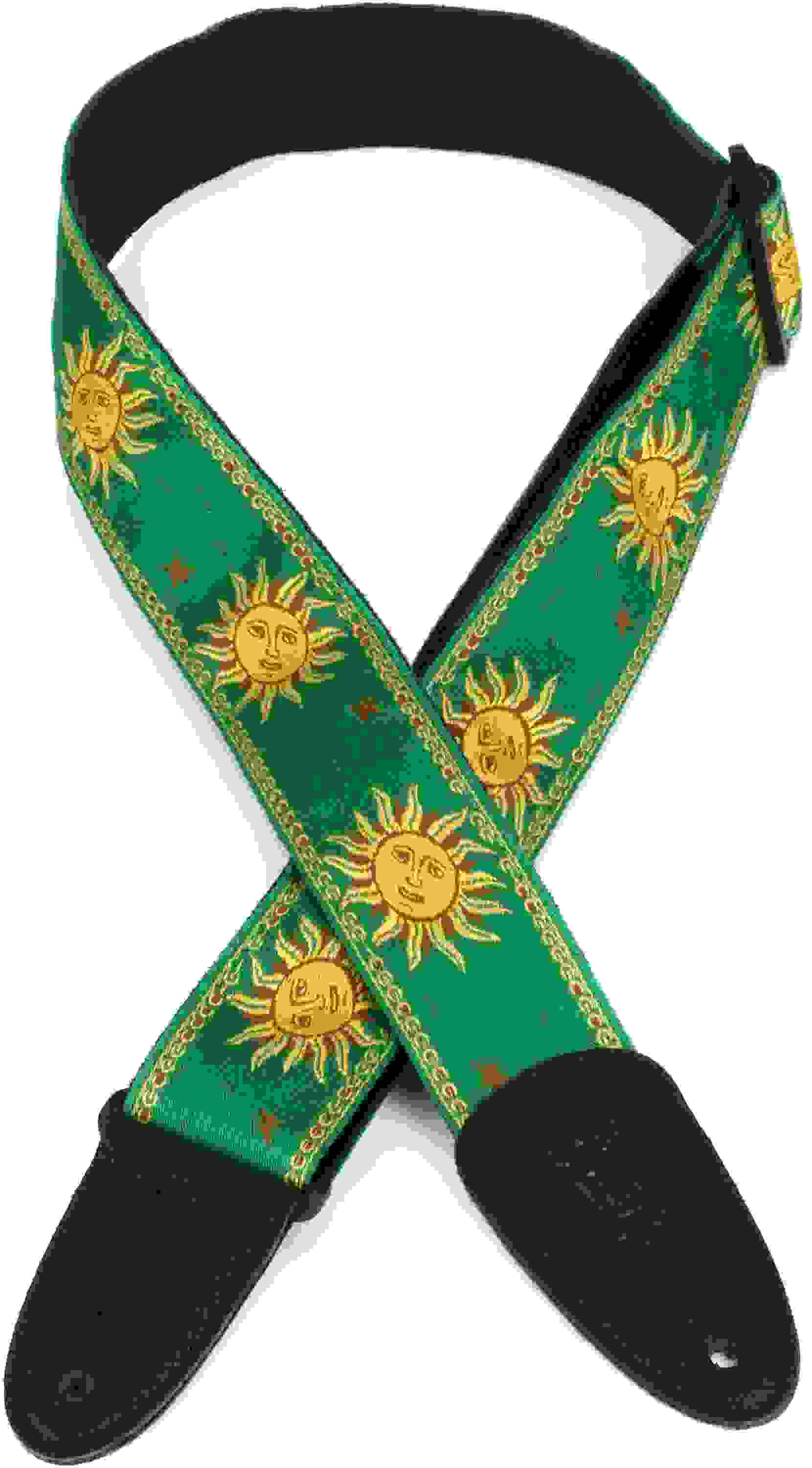 Levy's MPJG '60s Sun Polyester Guitar Strap - Green