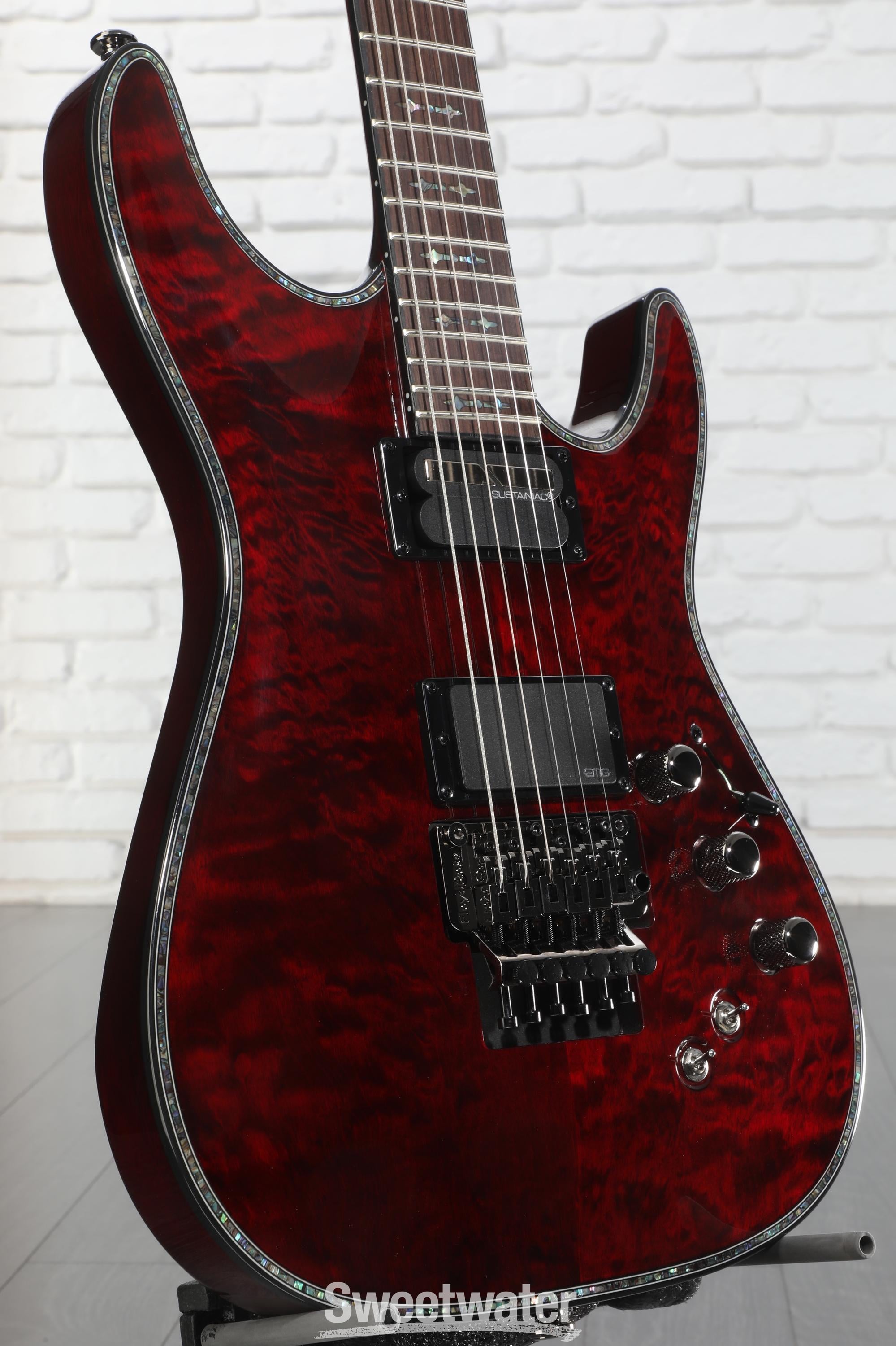 SCHECTER HELLRAISER ヘルレイザー C-1 FR S BCH Schecter Hellraiser C-1 FR-S Electric Guitar - Black Cherry