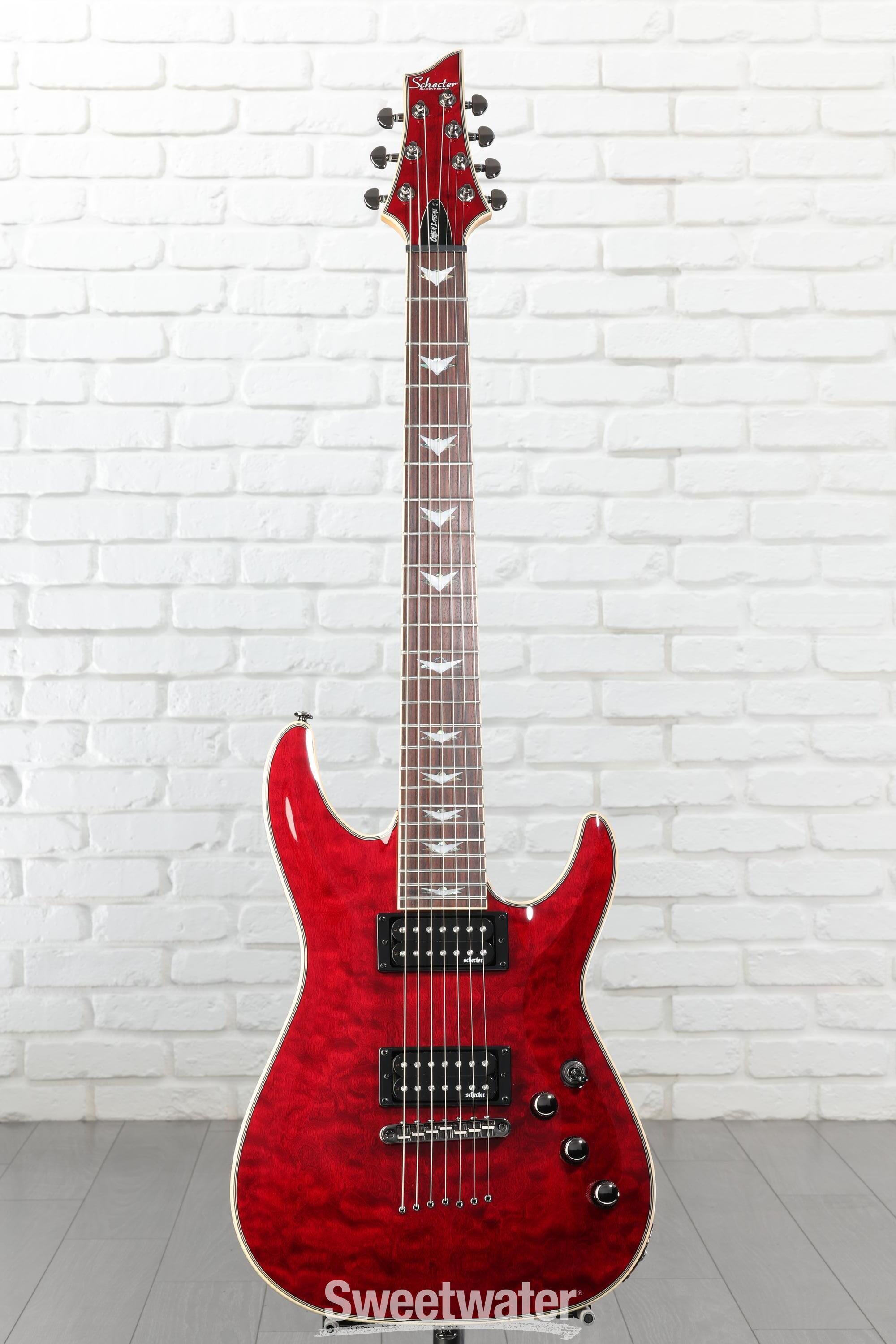 Schecter Omen Extreme-7 7弦ギター Schecter Omen Extreme-7 Electric Guitar - Black Cherry | Sweetwater