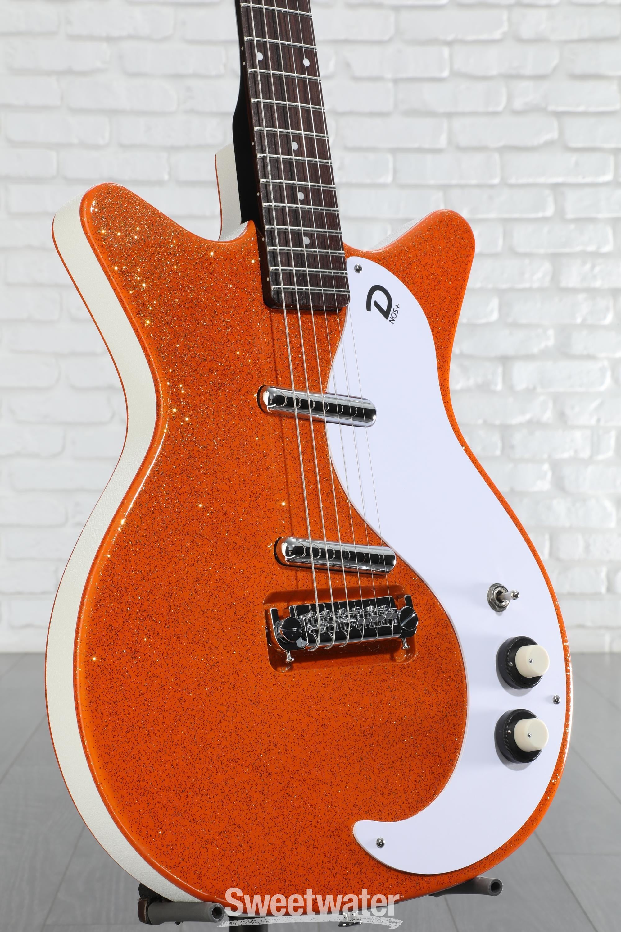 ギター Danelectro 59M NOS+ MOD Danelectro 59M Mod NOS+ Orangeadelic Electric Guitar – All
