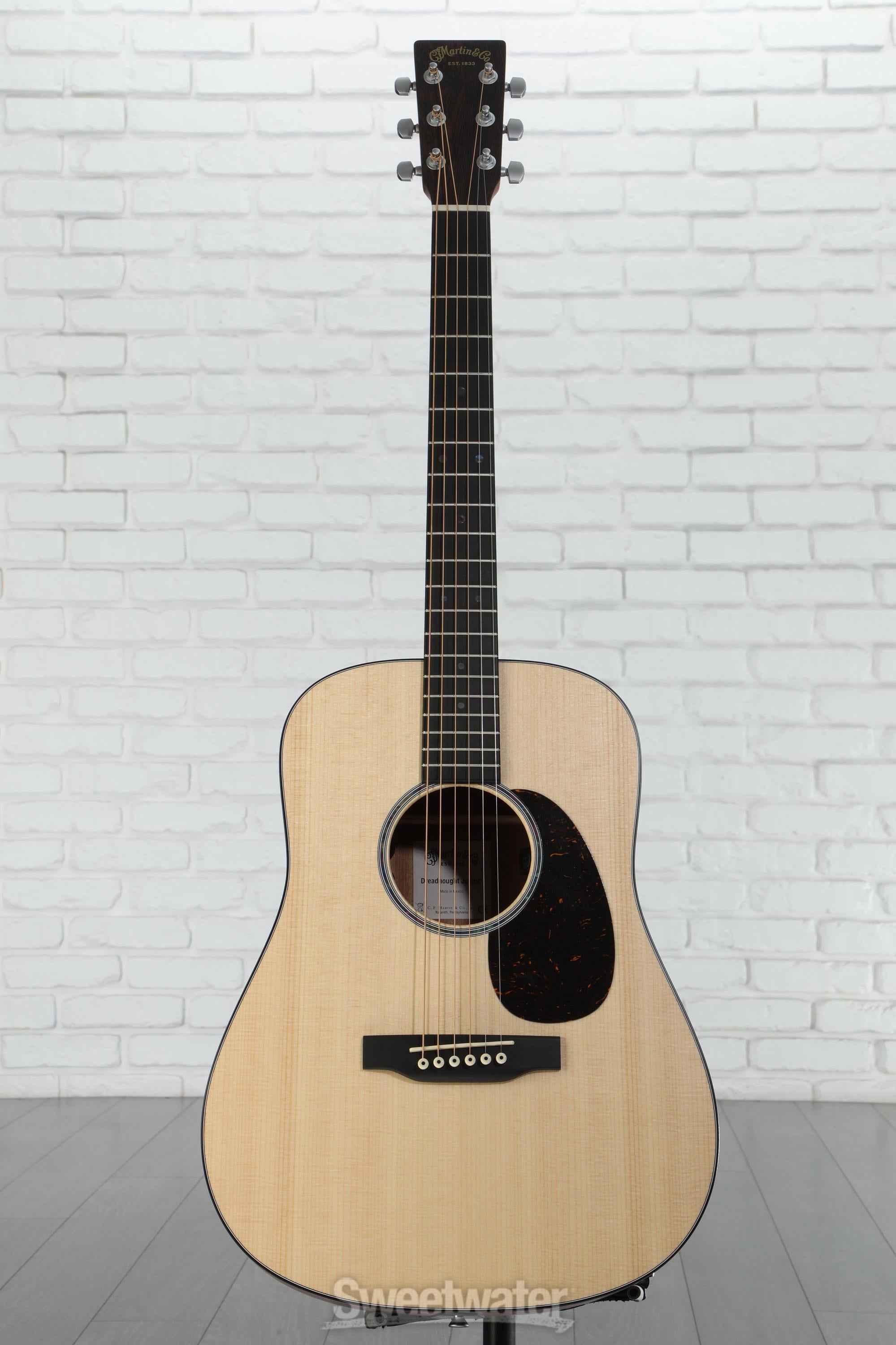 Martin D Jr-E Acoustic-electric Guitar - Natural | Sweetwater