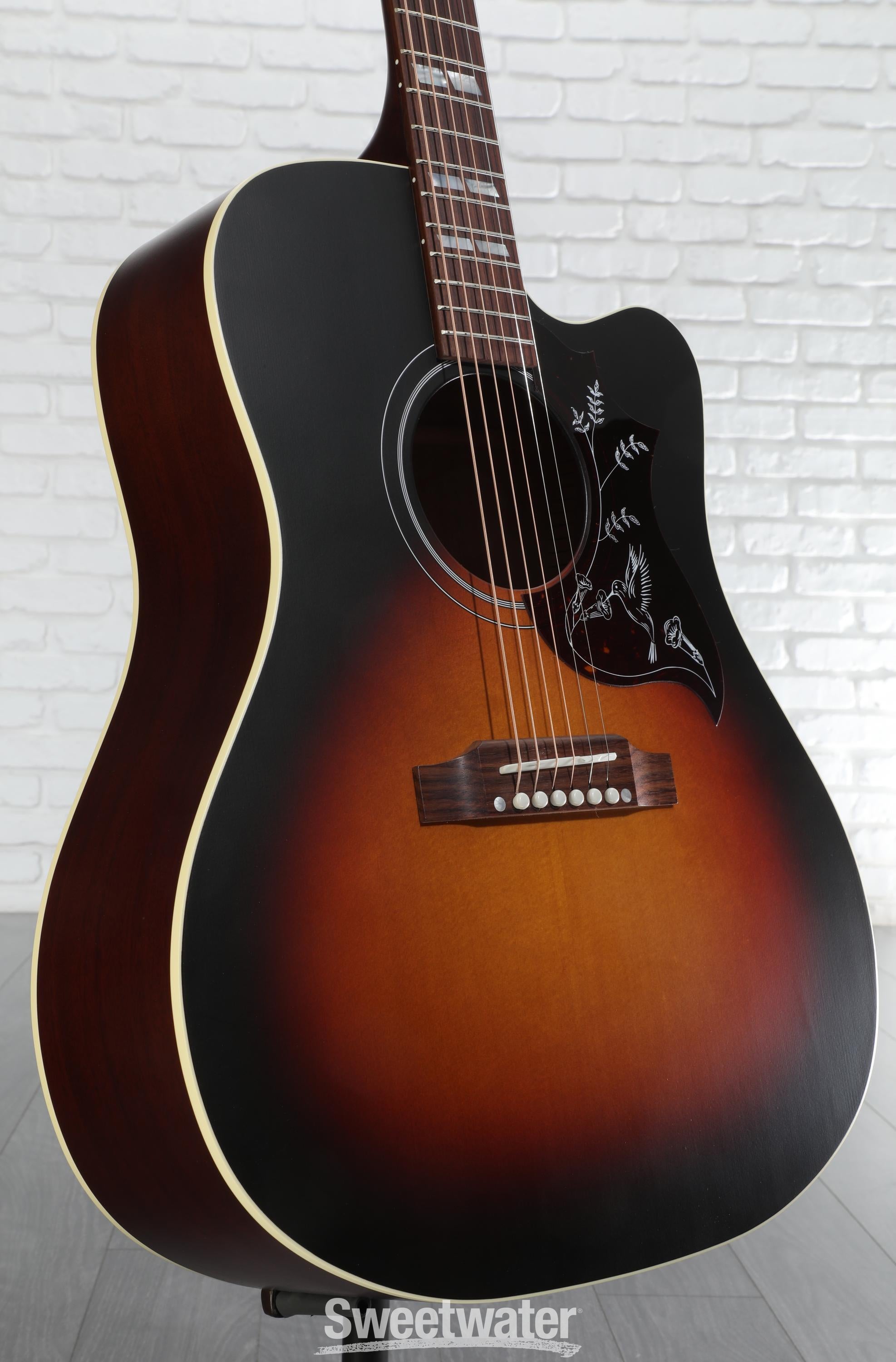 ギター Gibson Replica Hummingbird Studio/BLK 楽天市場】Gibson Hummingbird Custom Ebony アコースティック