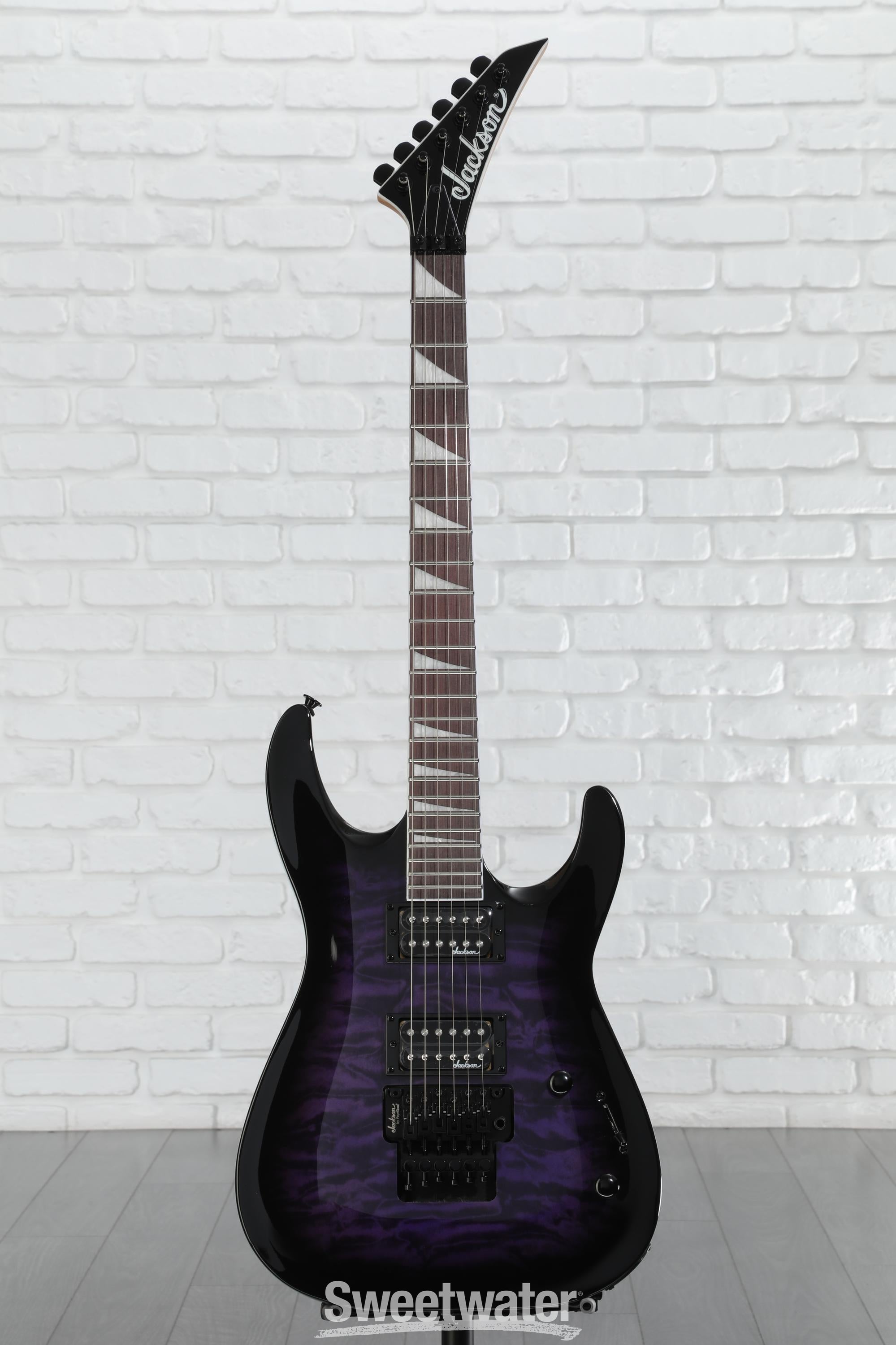 Jackson Dinky Arch Top JS32Q DKA - Transparent Purple Burst