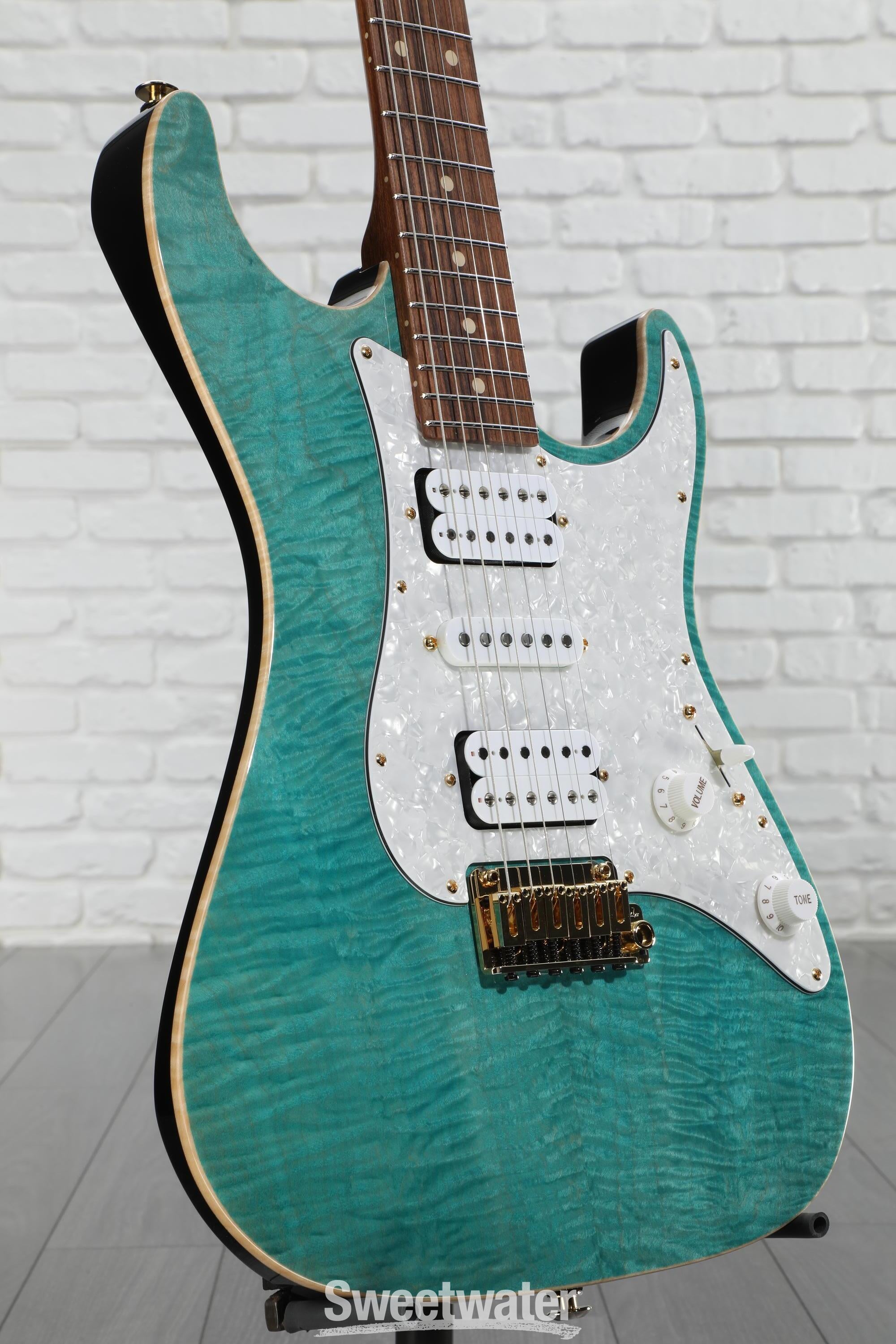 Suhr Custom Standard S Electric Guitar - Bahama Blue